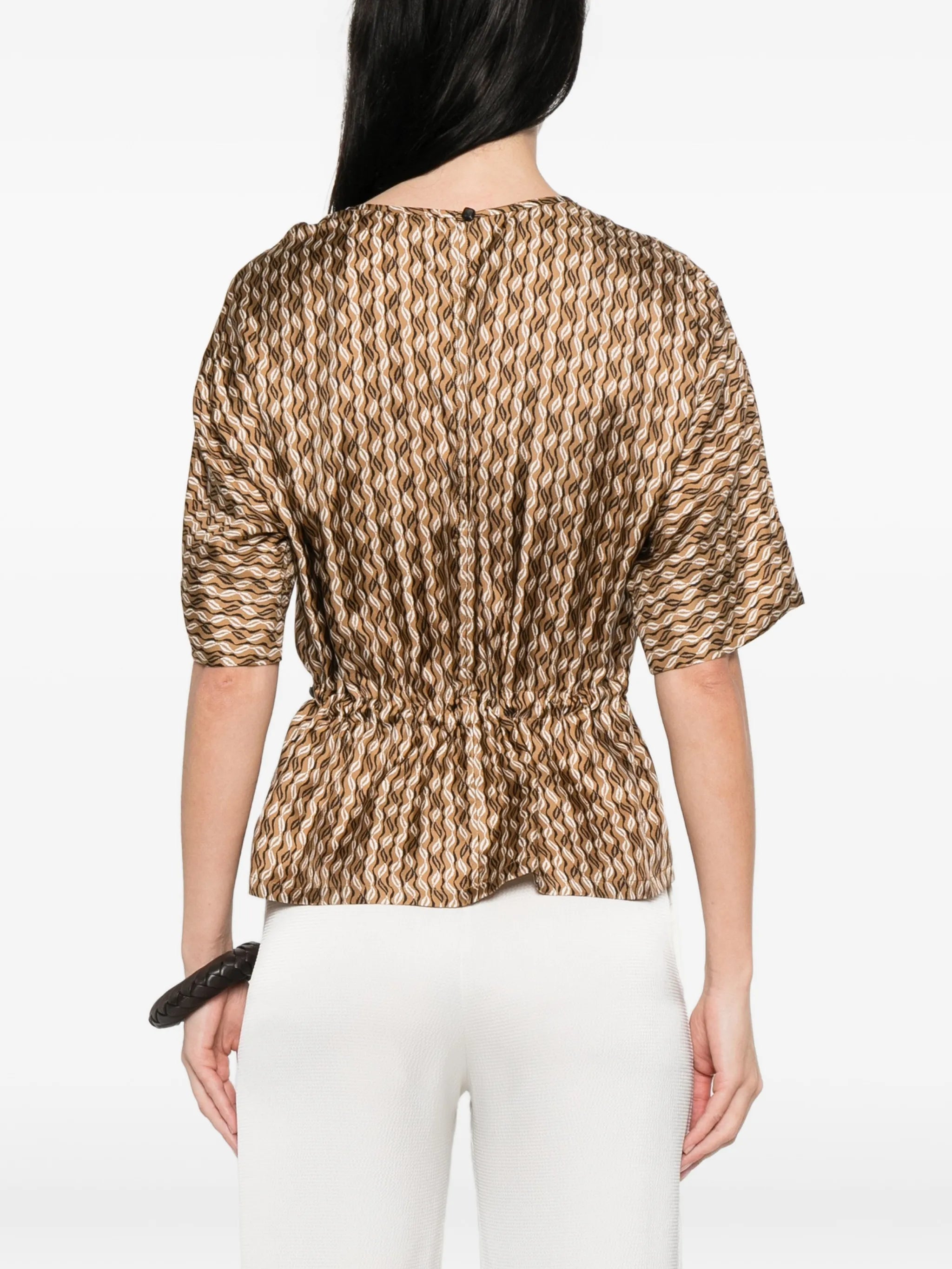 printed blouse