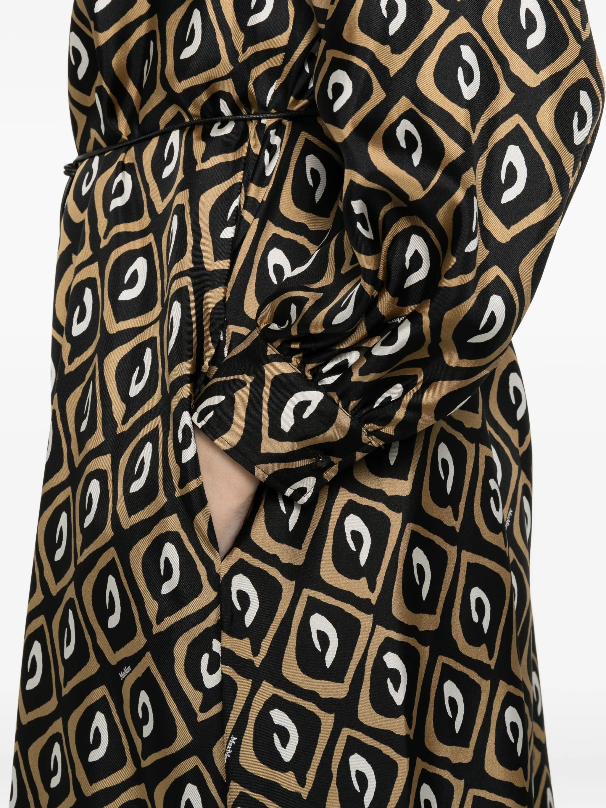 printed midi dress