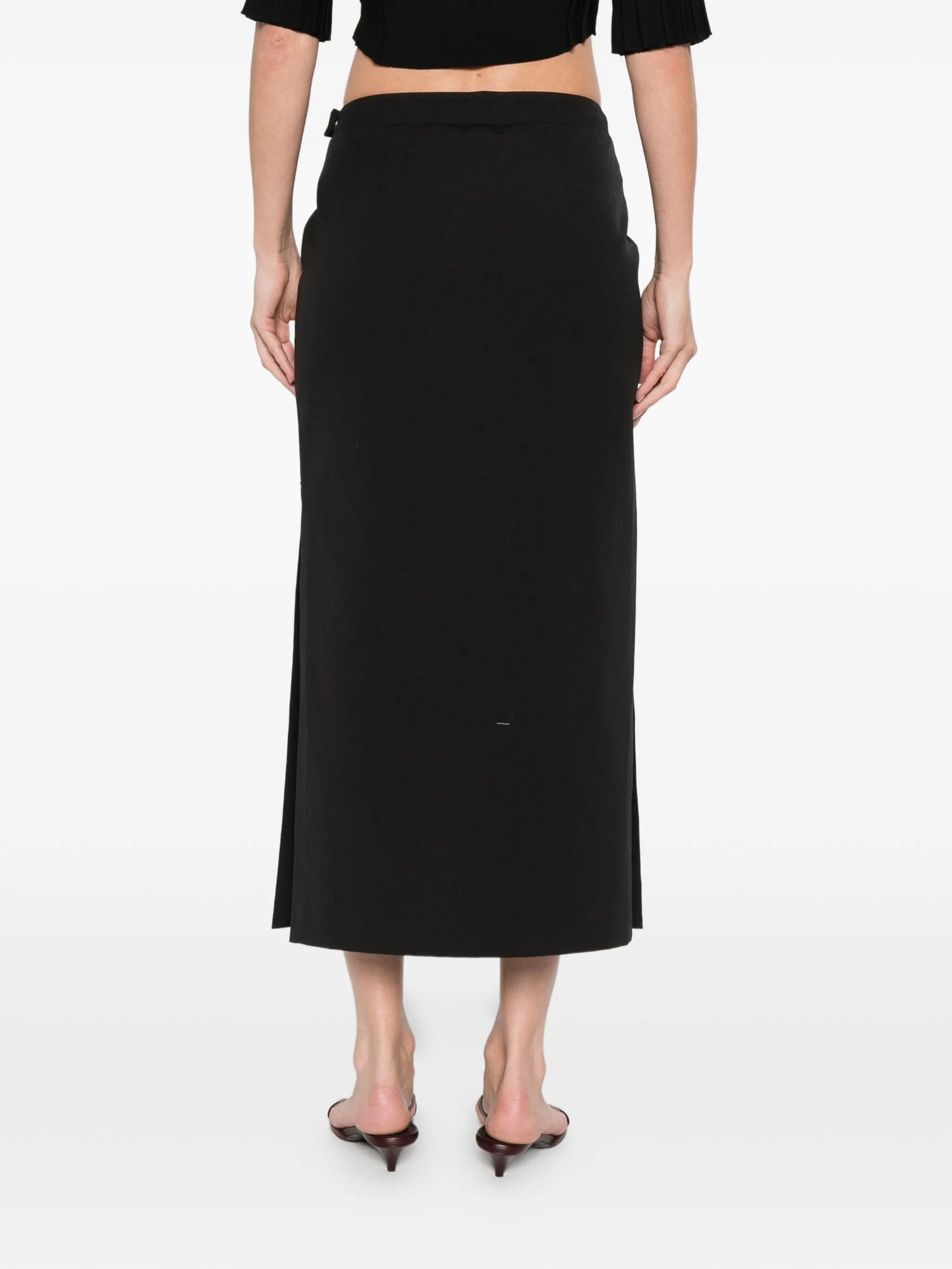 SPSVelo slit midi skirt