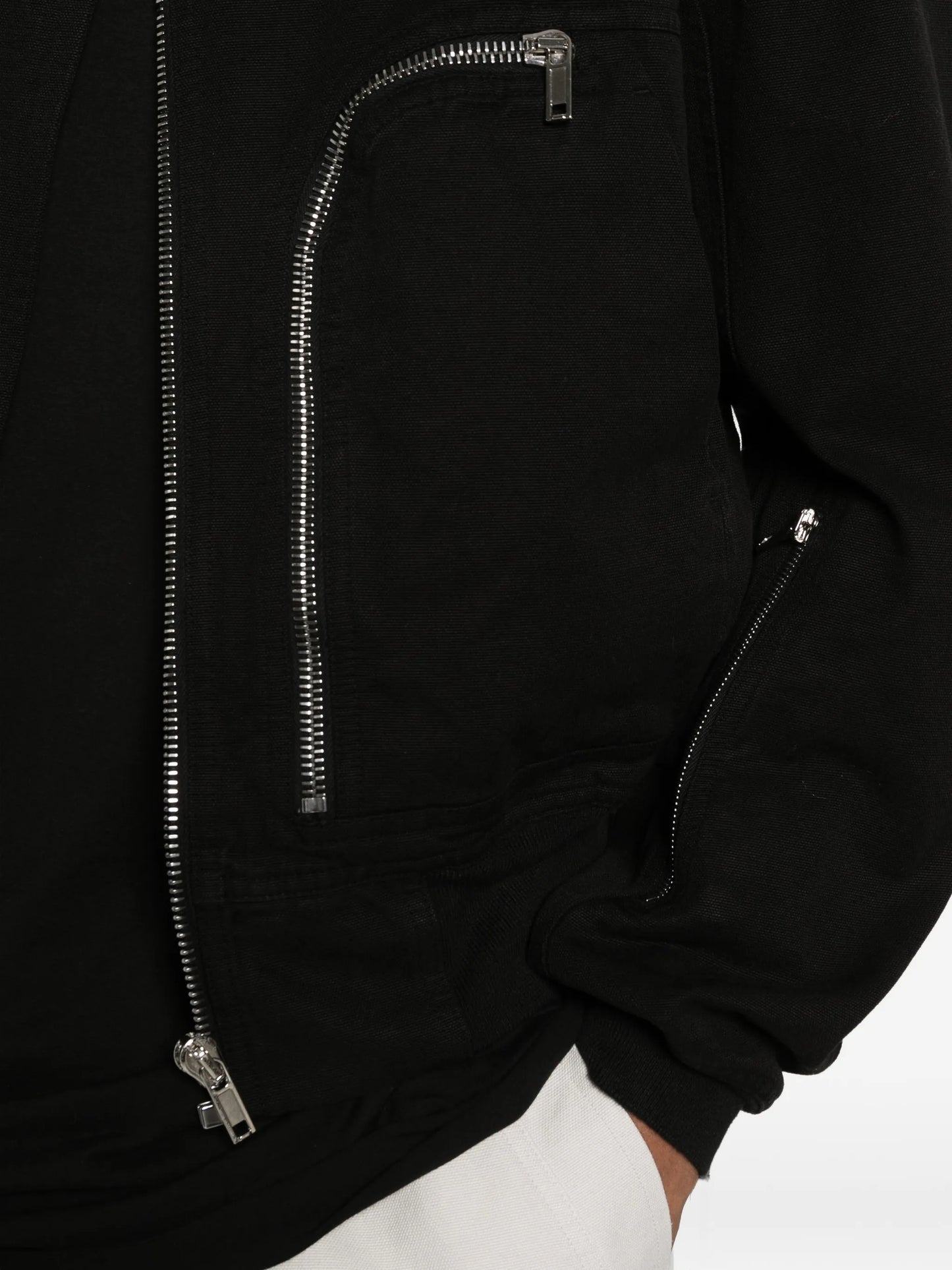 zip pocket bomber jacket