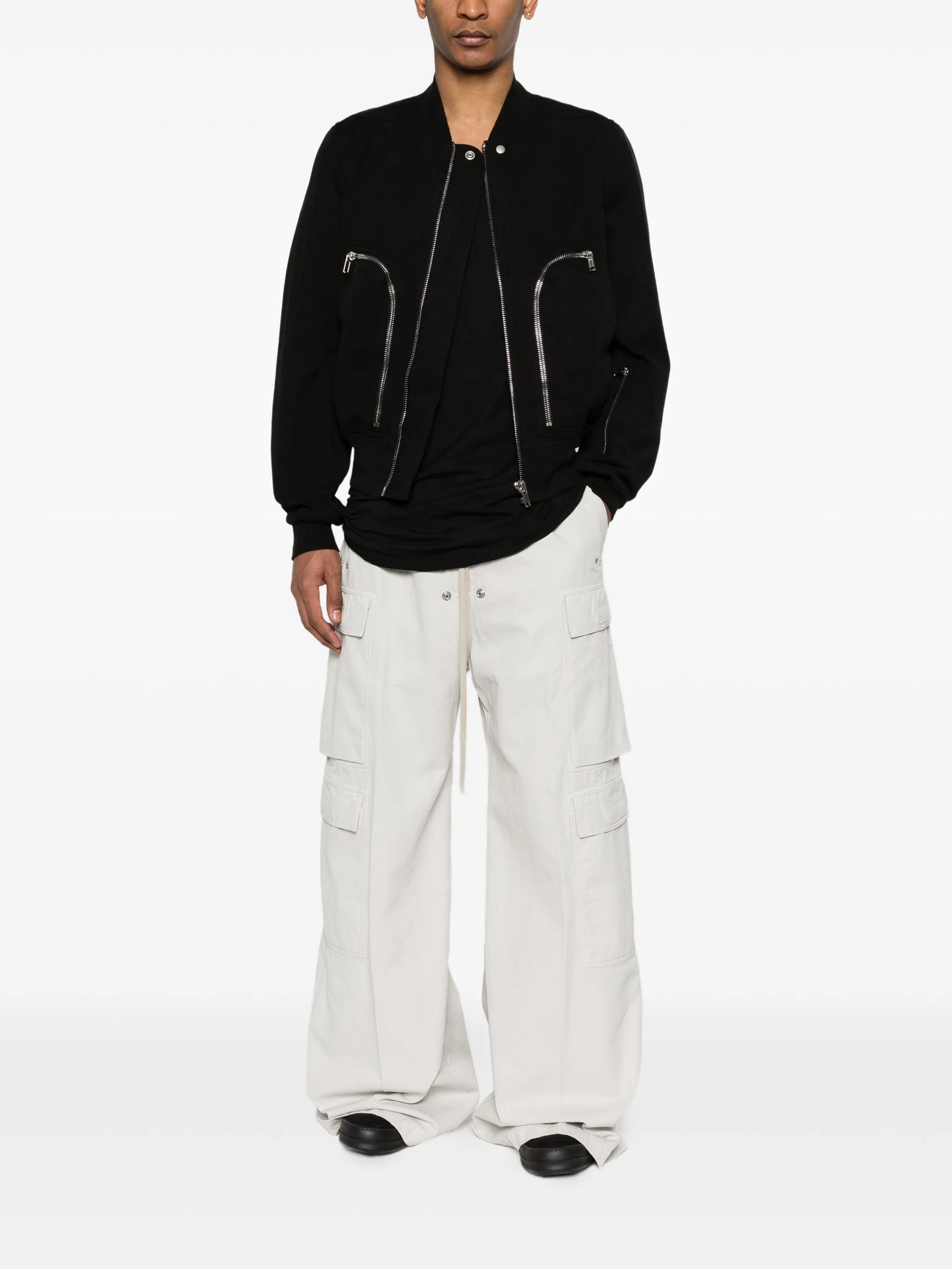 zip pocket bomber jacket