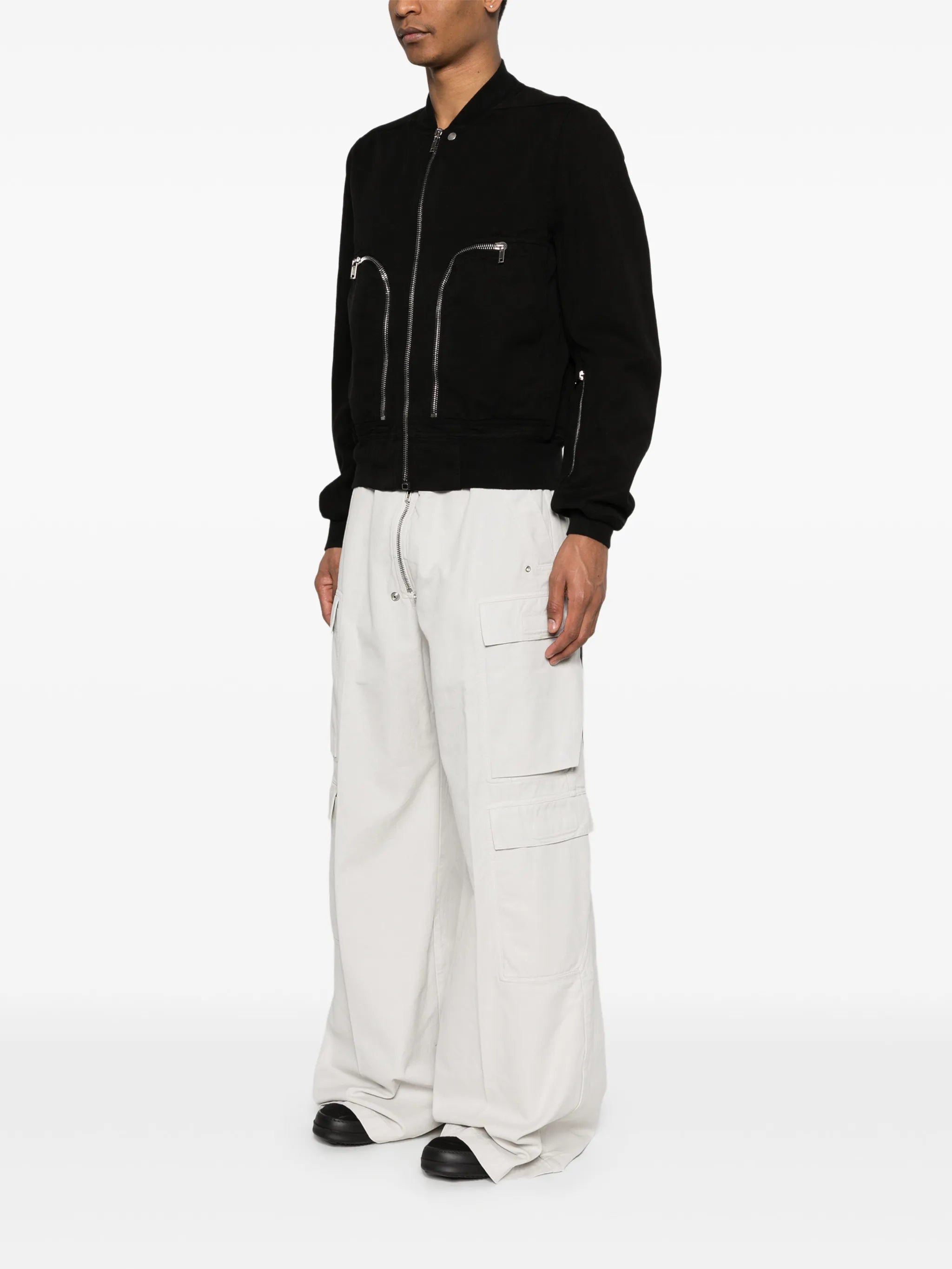 zip pocket bomber jacket