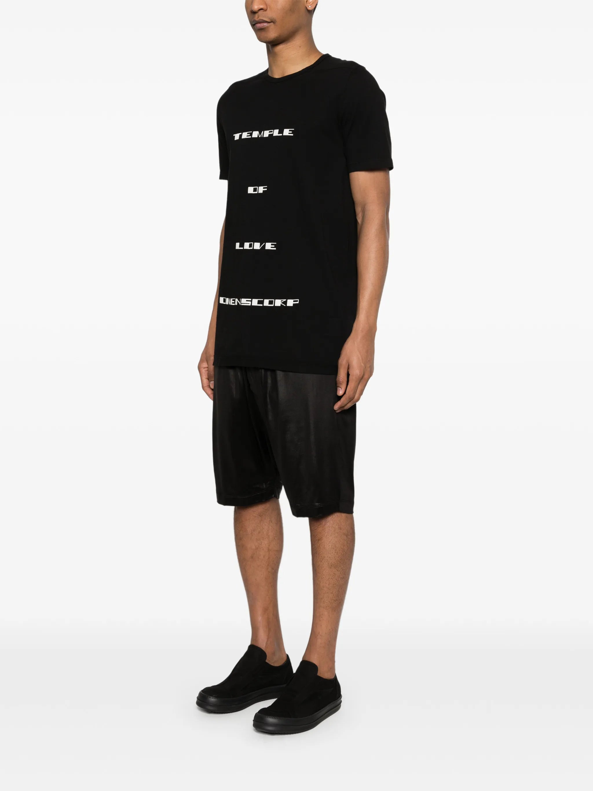temple love graphic T-shirt