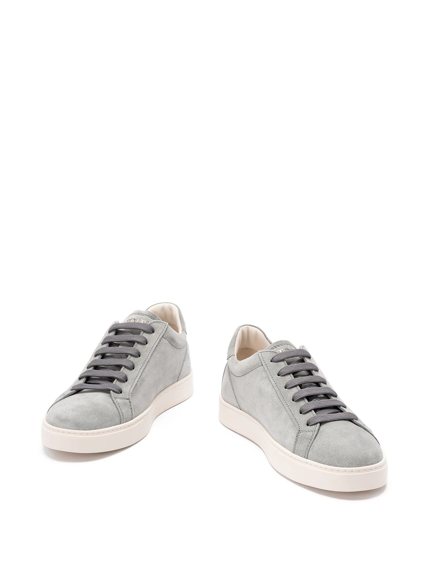 leather lace-up low-top sneakers