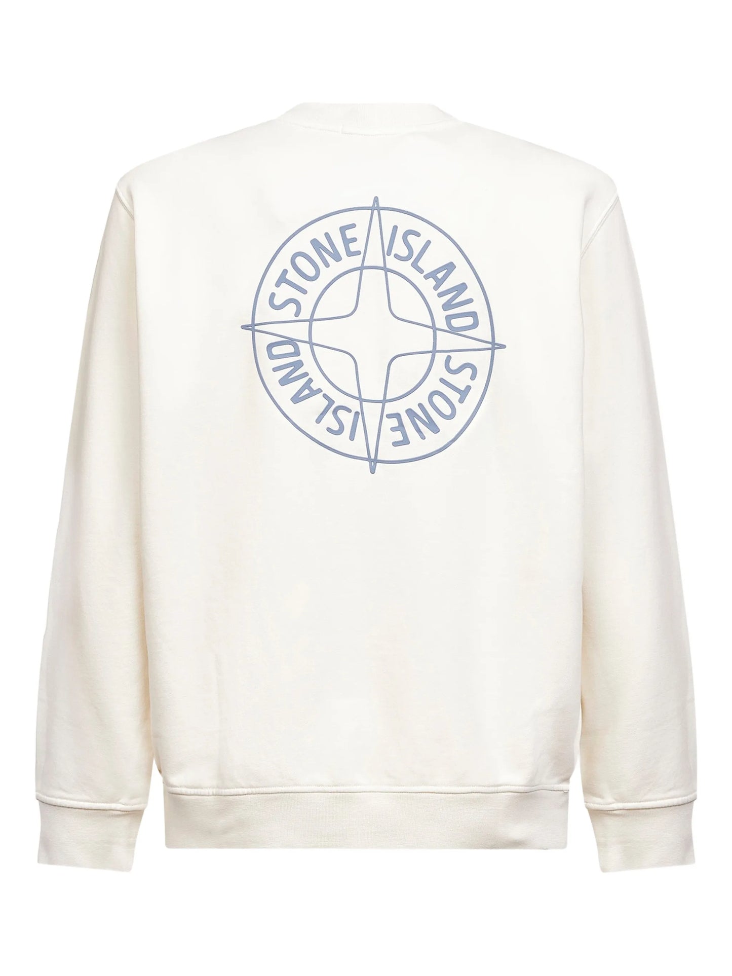ribbed logo print sweatshirt