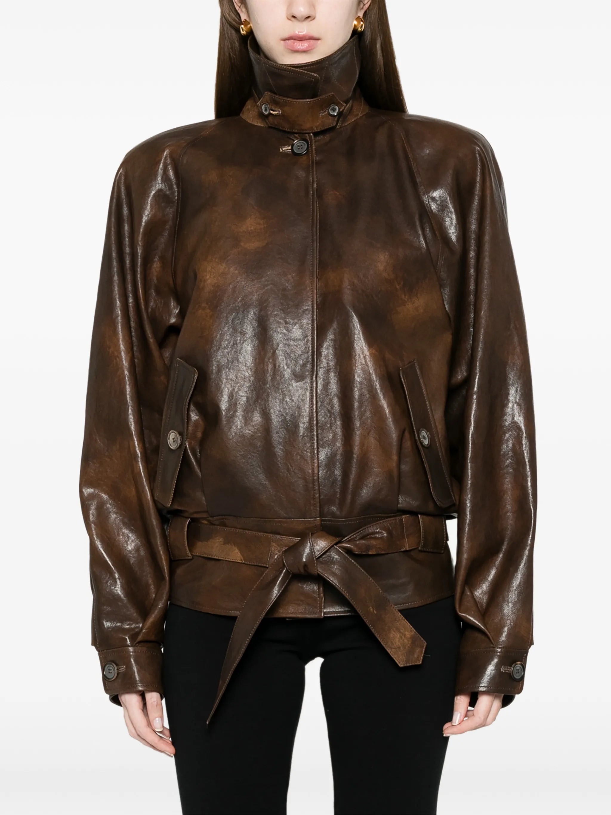 belted jacket