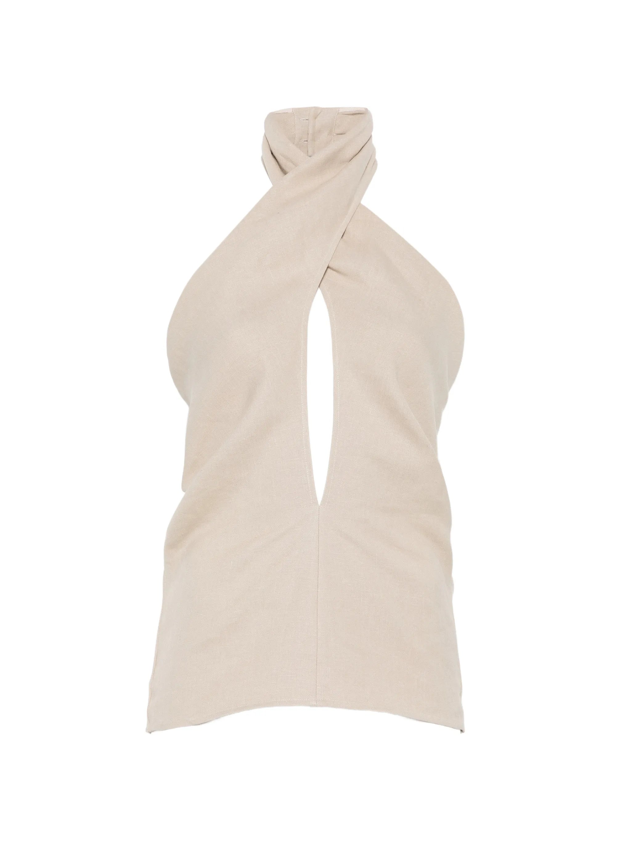 halterneck blouse