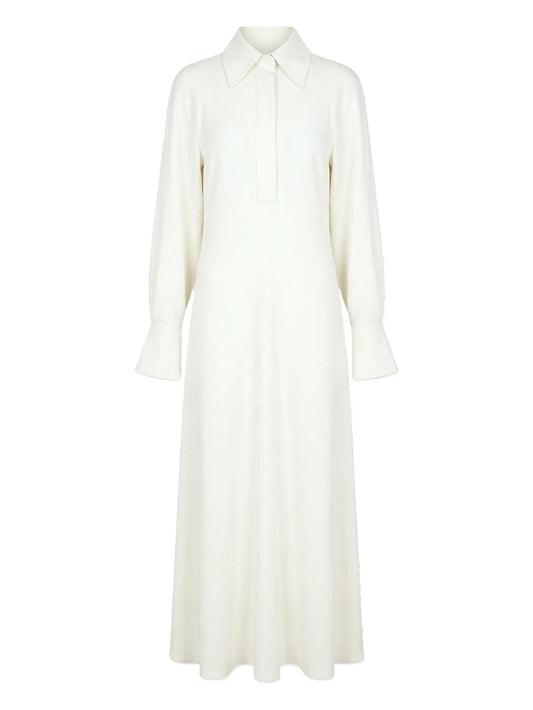collared midi dress