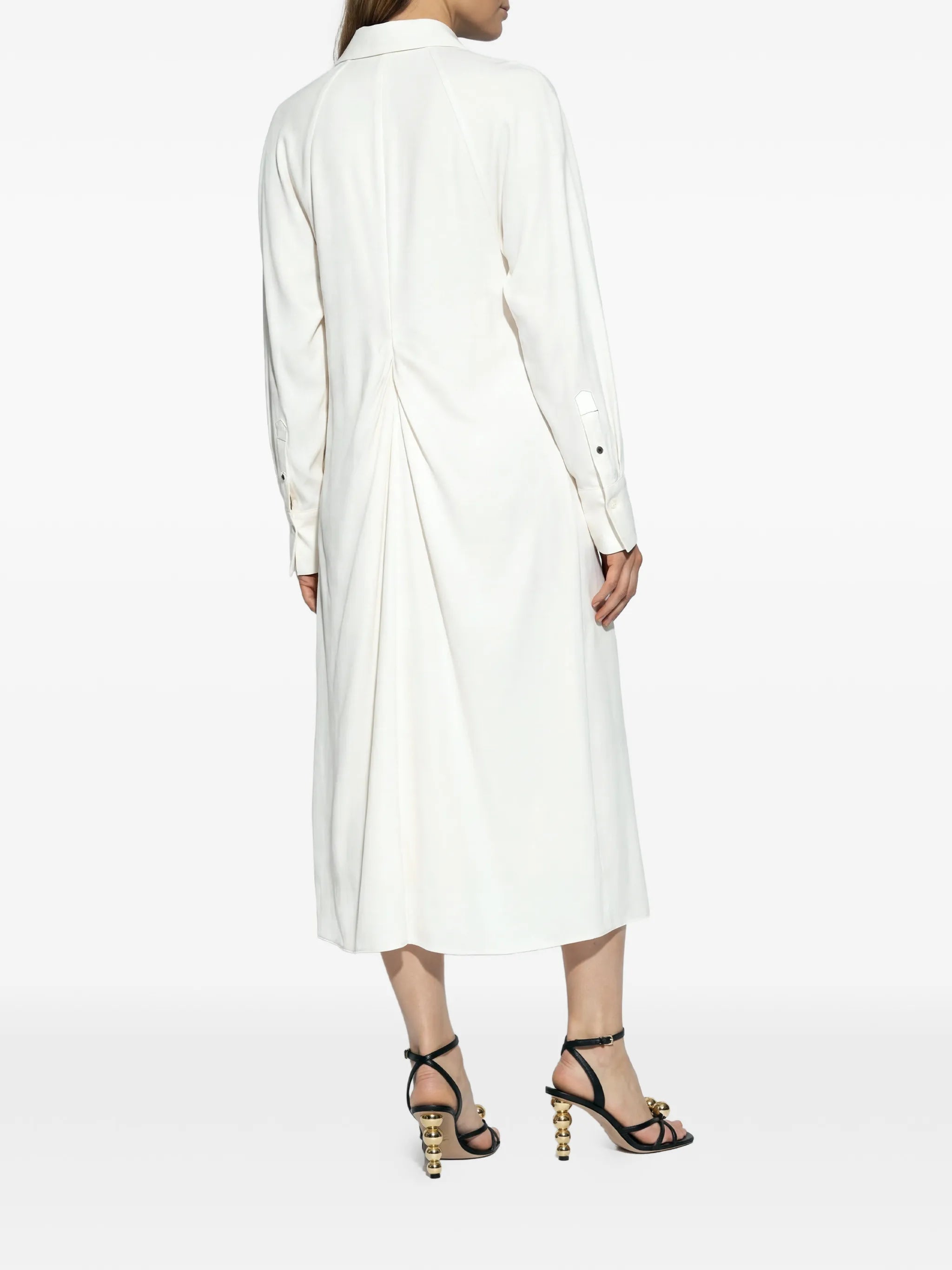 collared midi dress