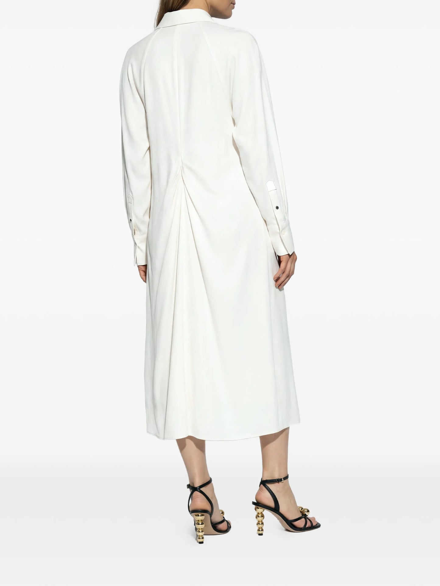 collared midi dress