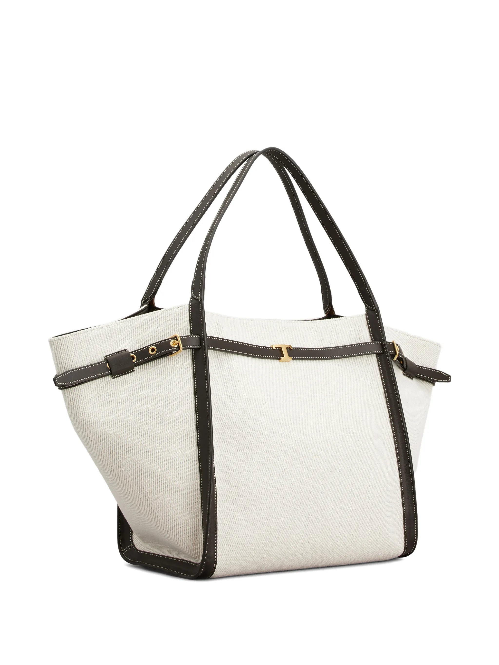 buckle strap tote bag
