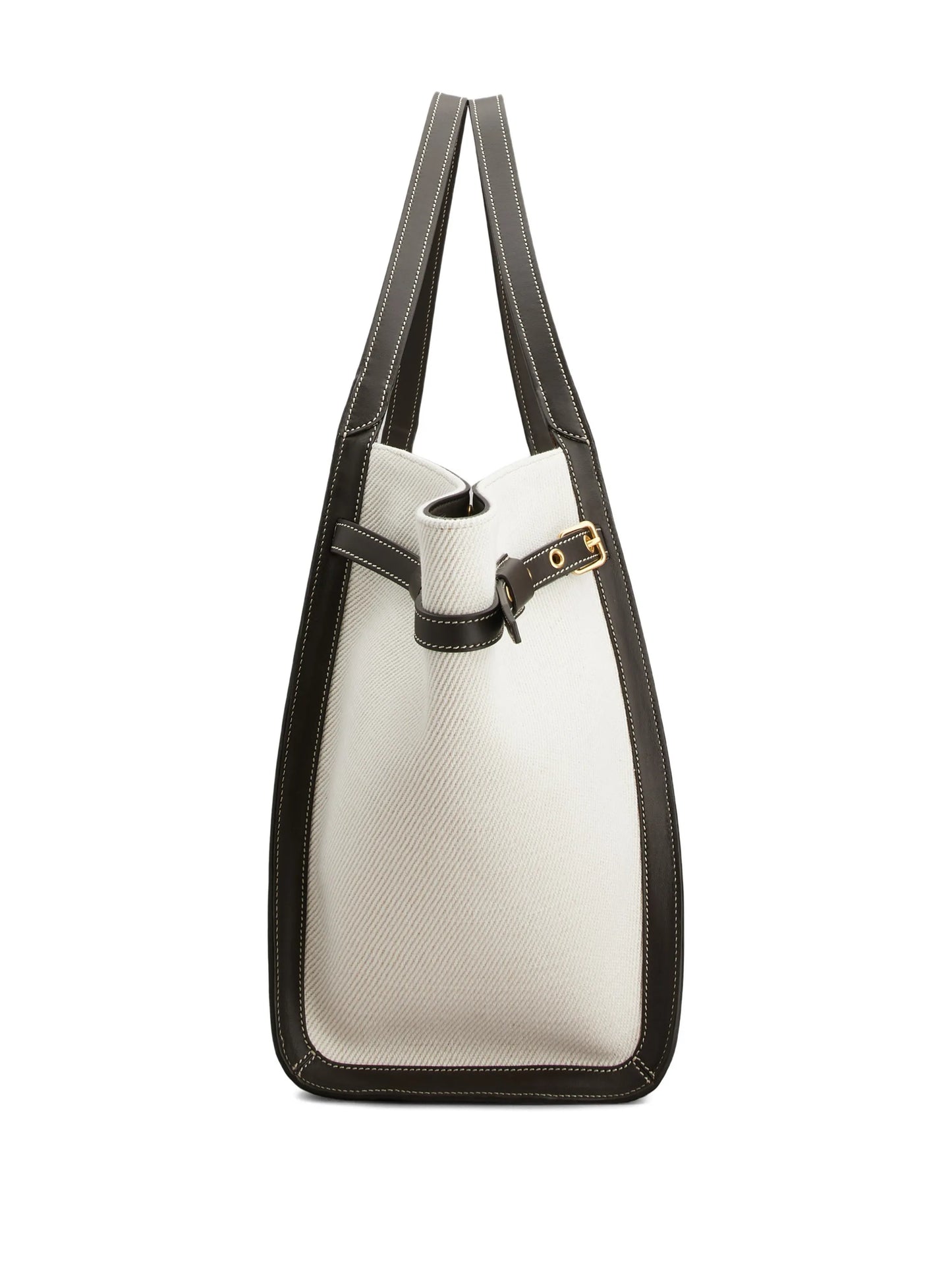 buckle strap tote bag