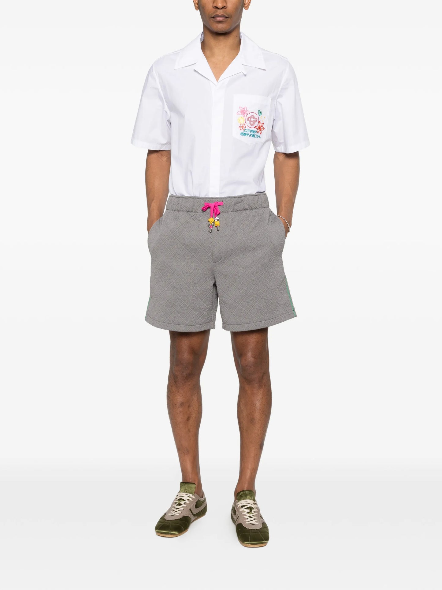 graphic embroidered shirt