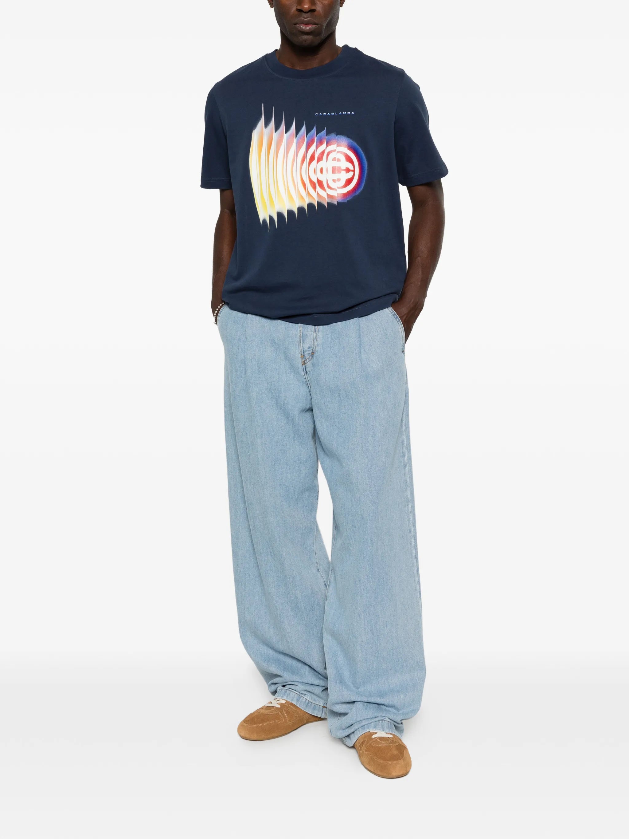 Shockwave crew-neck T-shirt