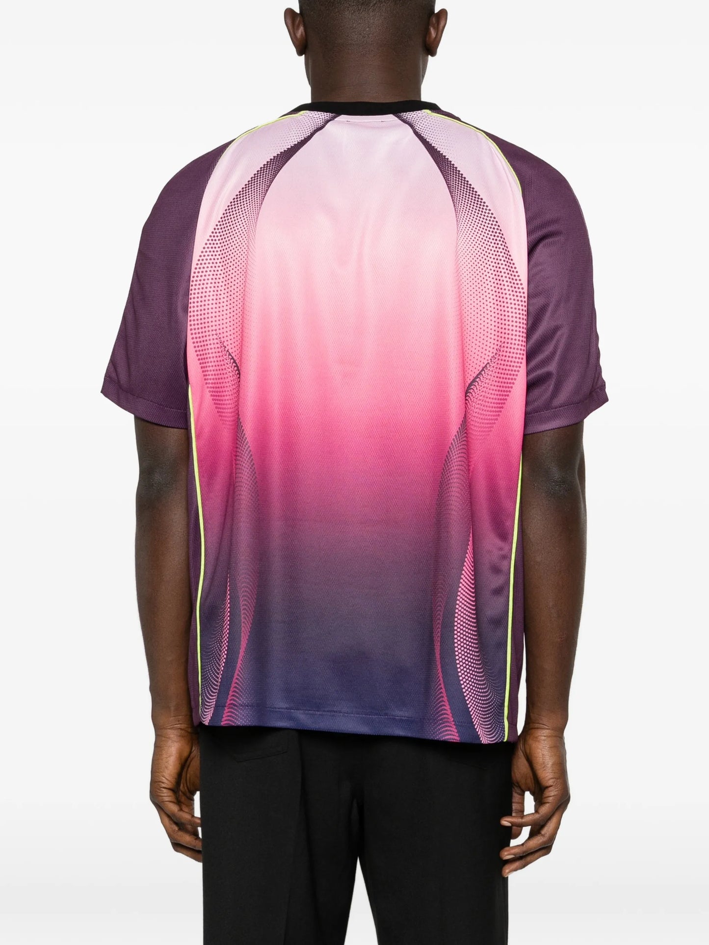 Aubergine gradient short-sleeve T-shirt