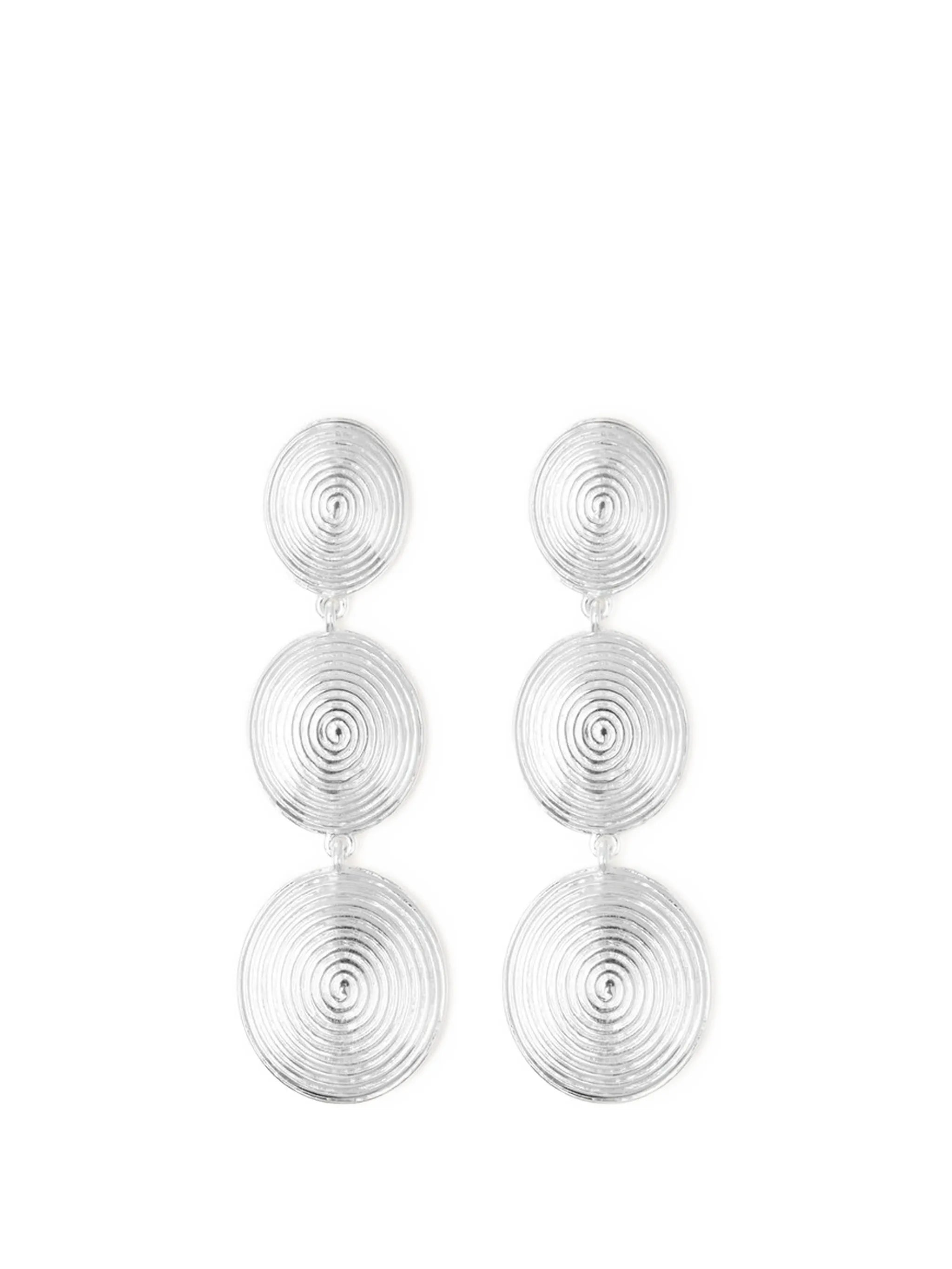 Ruby drop earrings