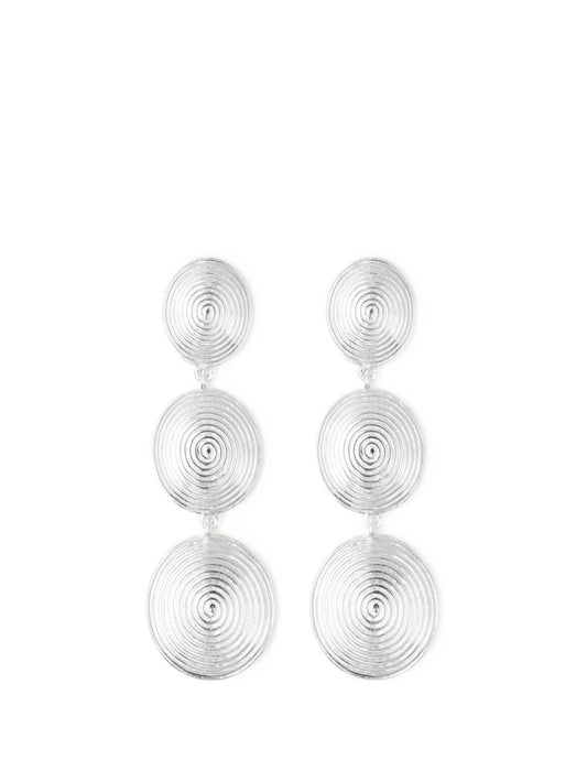 Ruby drop earrings