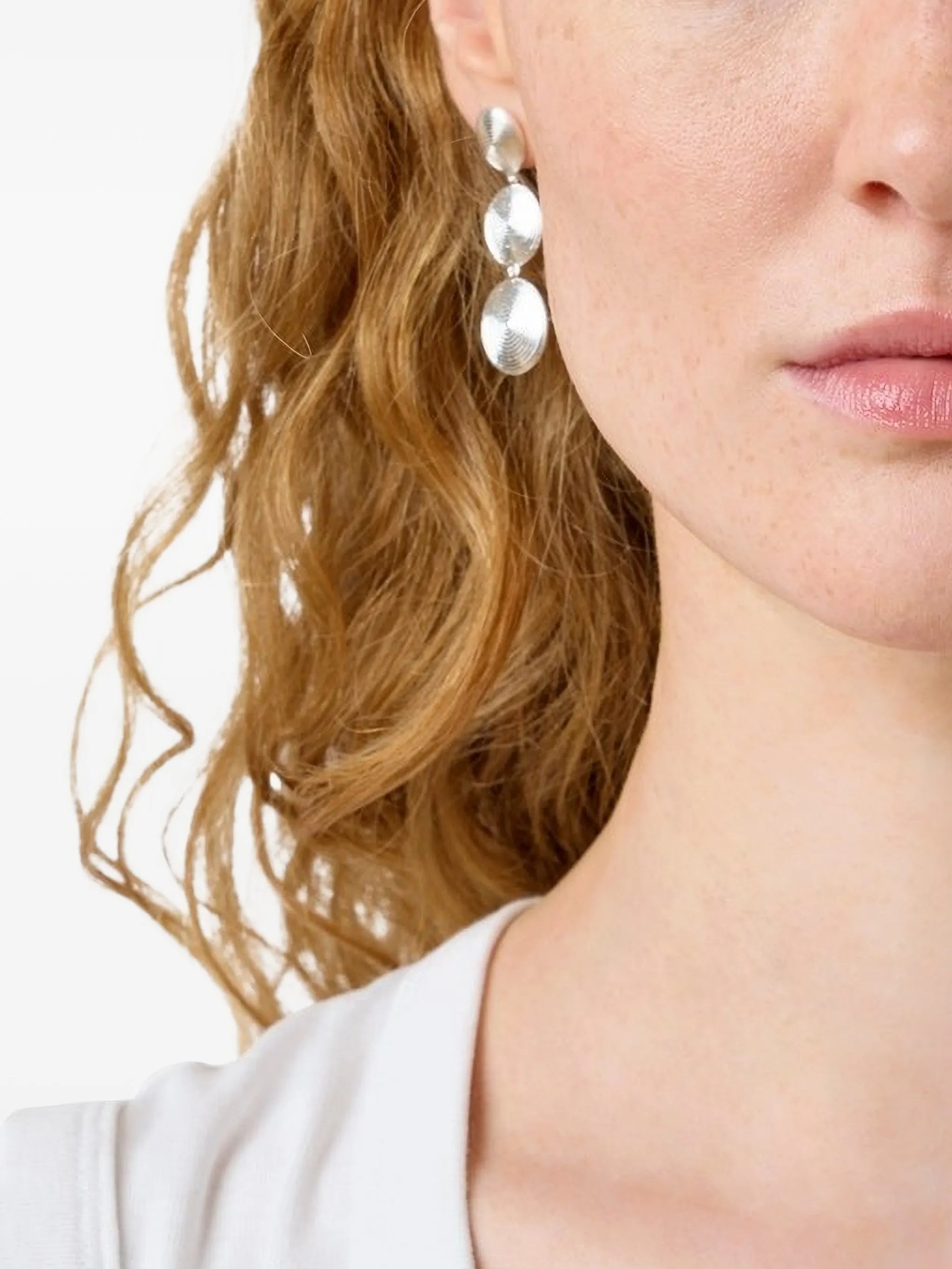 Ruby drop earrings