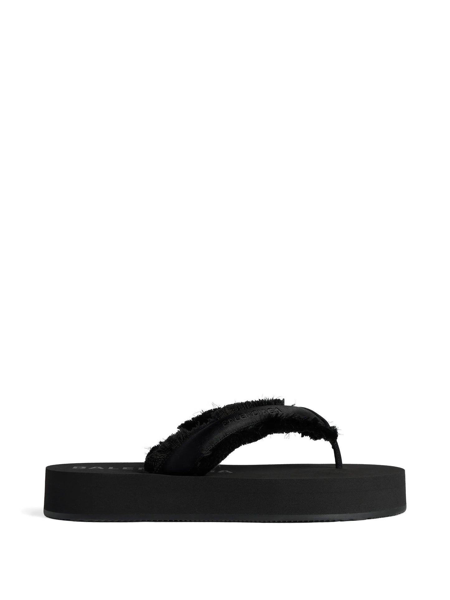 fringed flat flip-flops