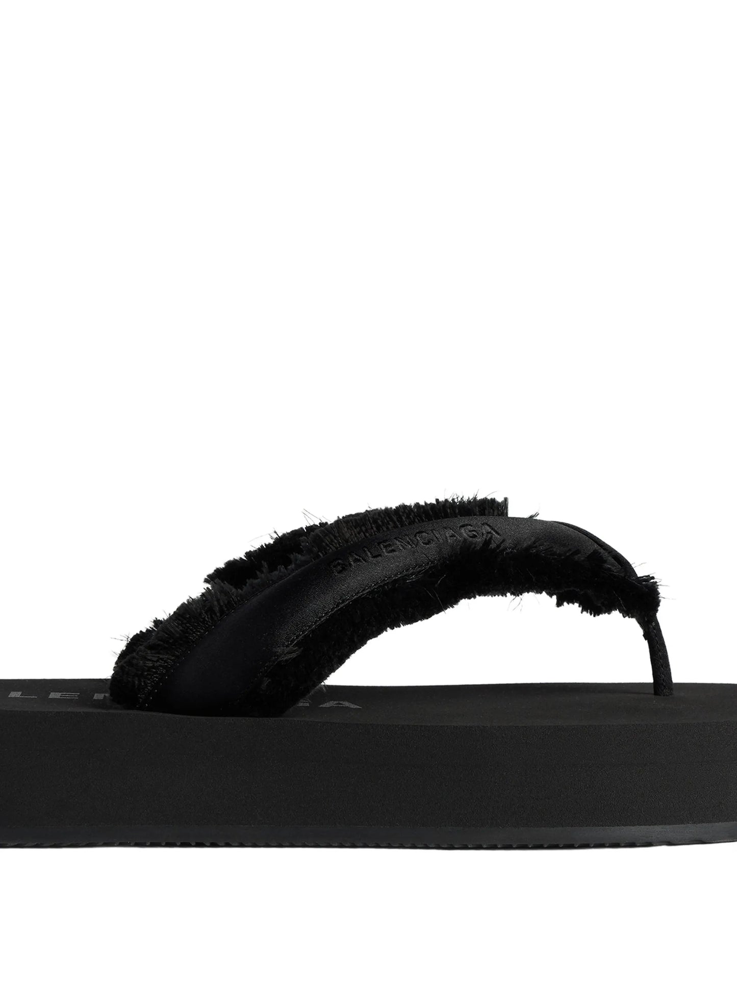 fringed flat flip-flops