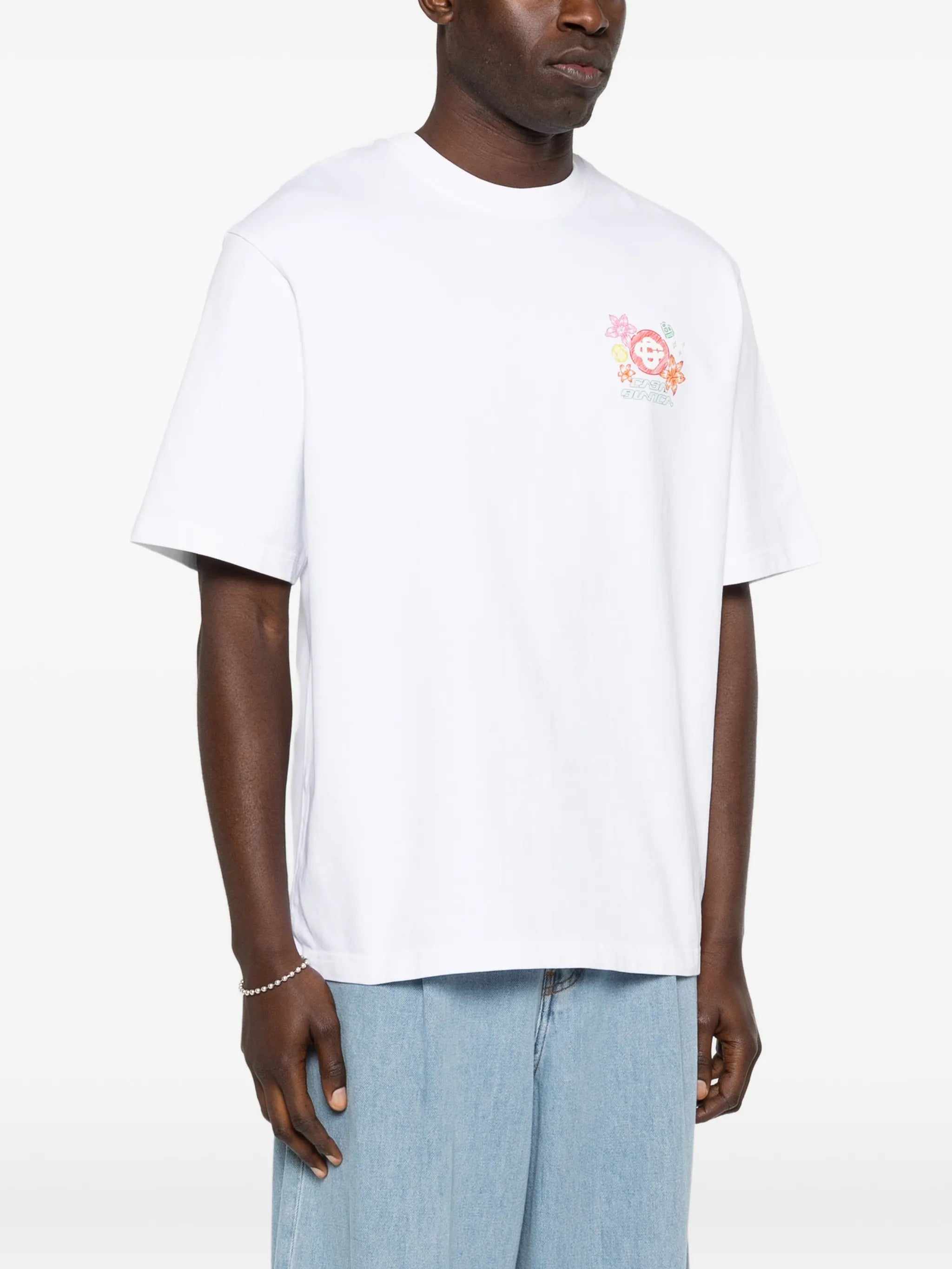 Collage cotton T-shirt