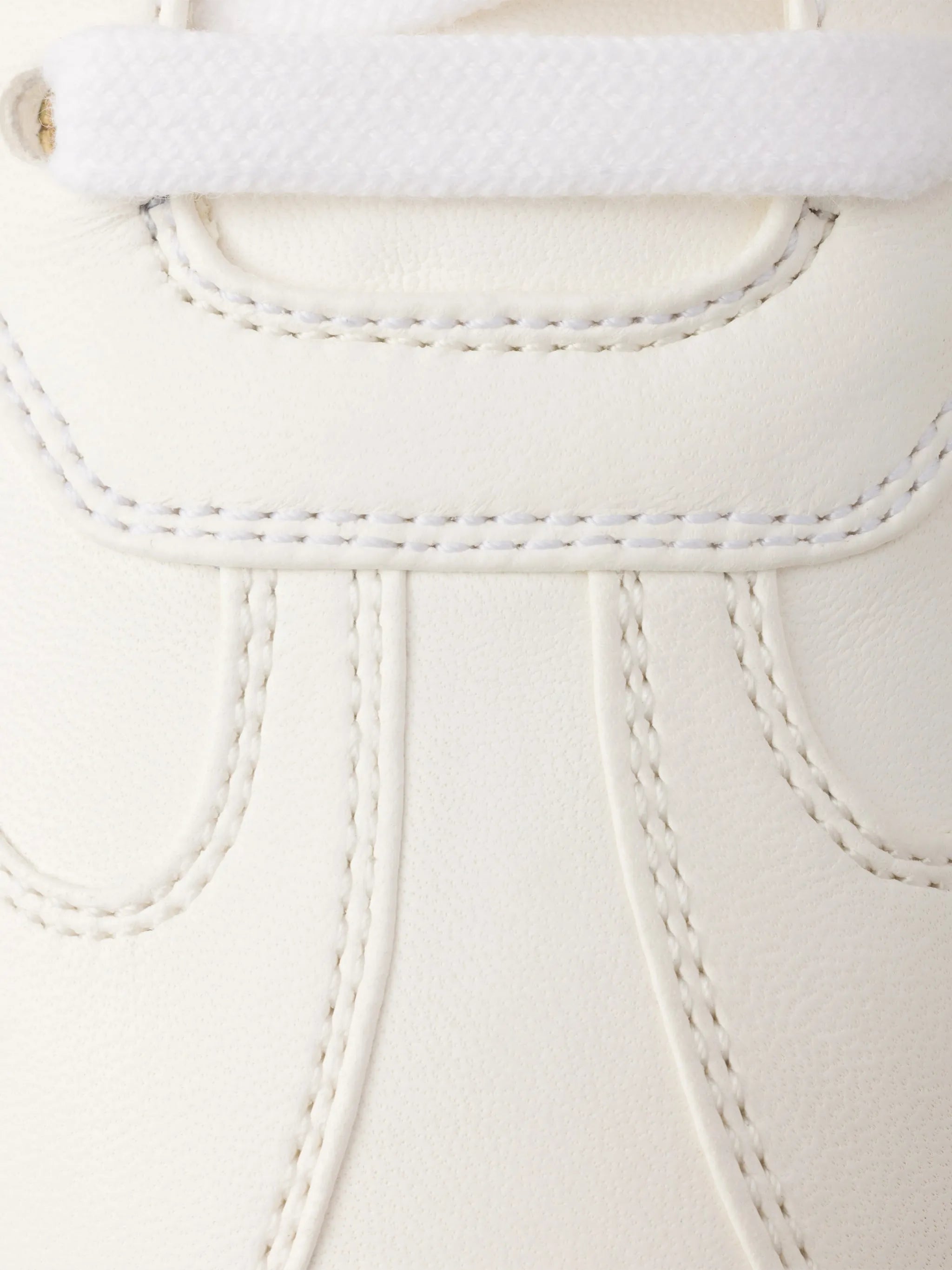 leather lace-up sneakers