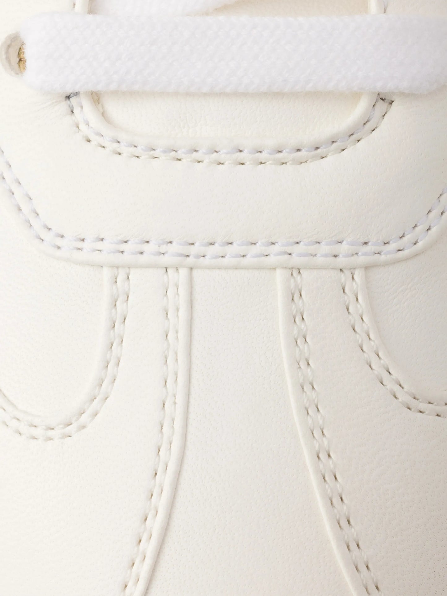 leather lace-up sneakers