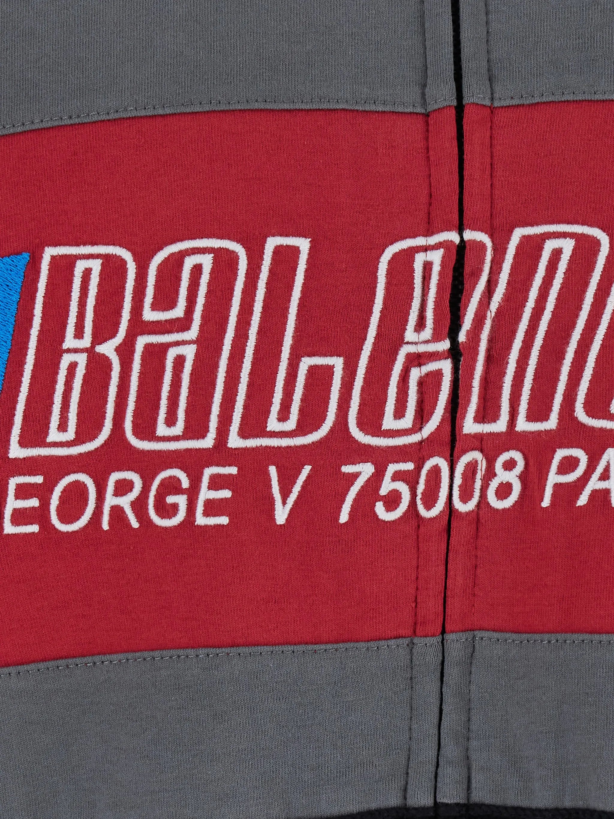 cotton zipp-up sweatshirt