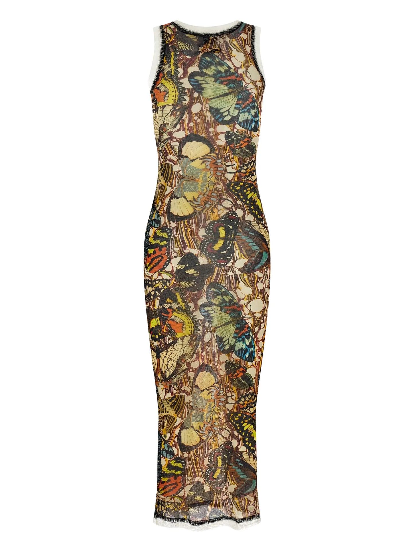 The Yellow Butterfly midi dress