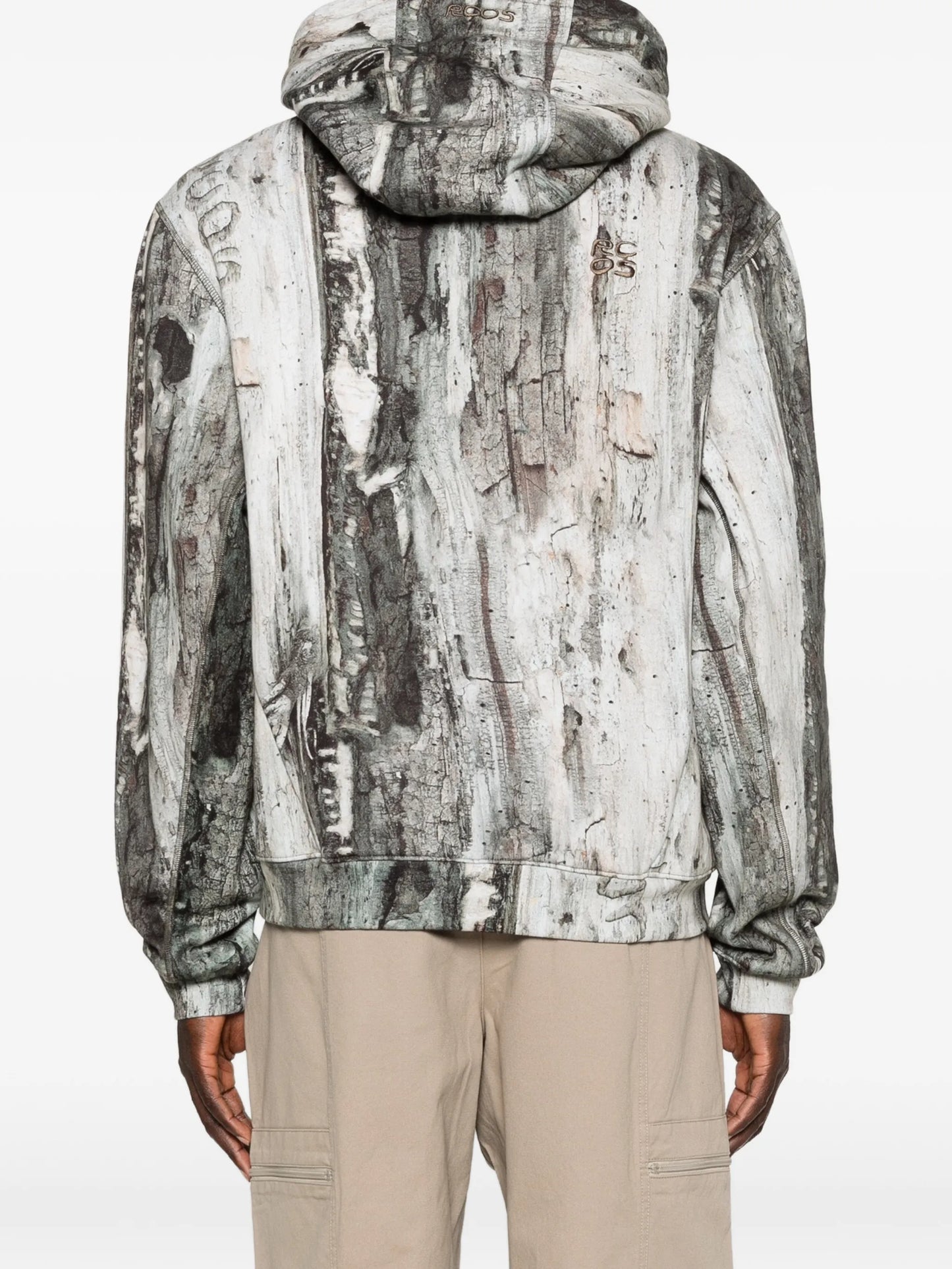 patterned  hoodie