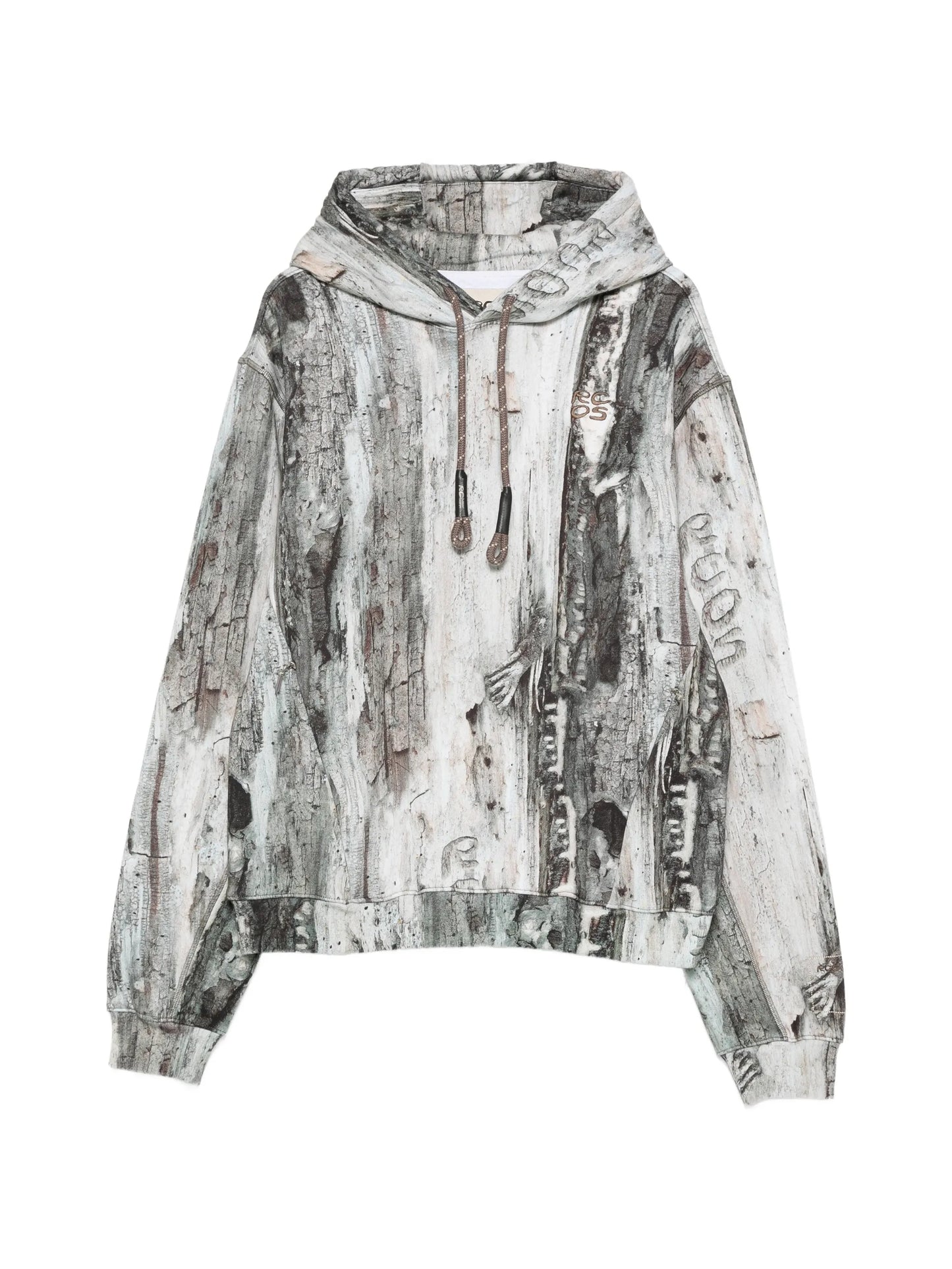 patterned  hoodie