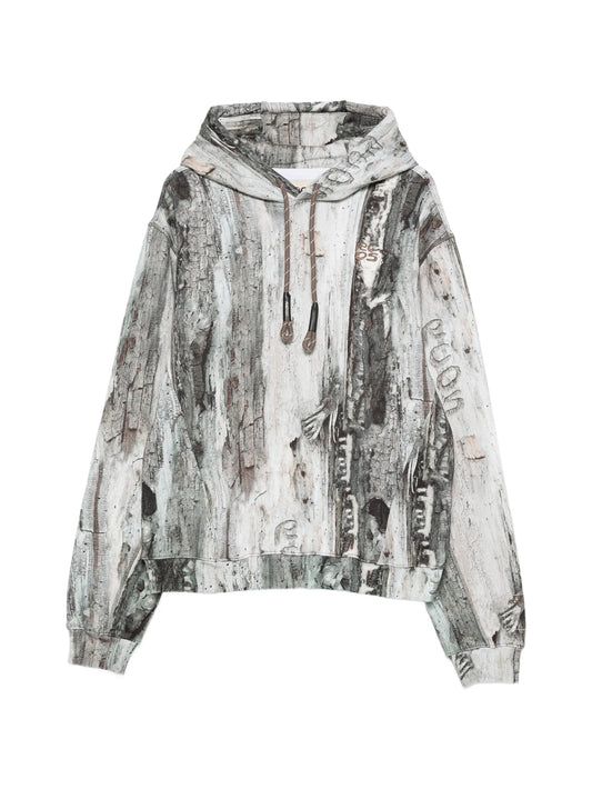 patterned  hoodie