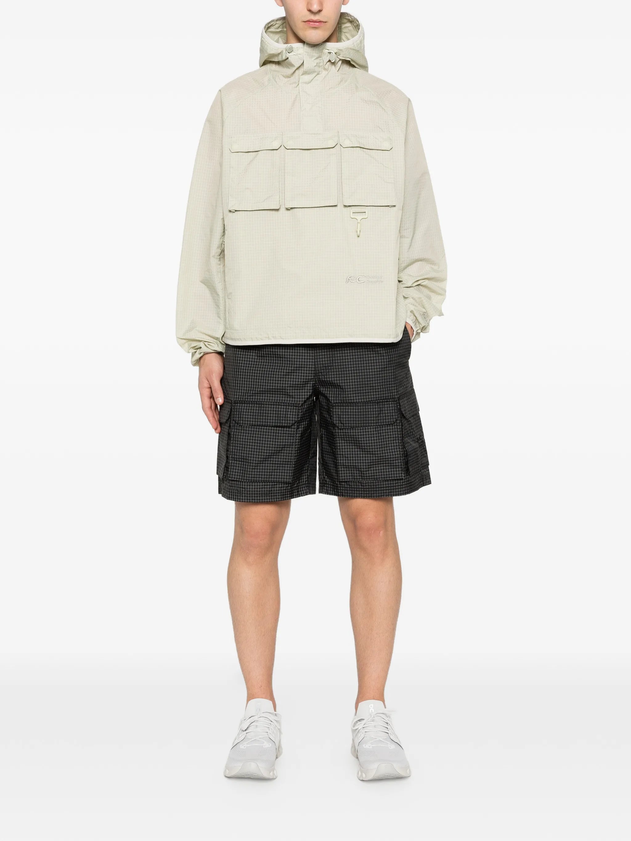 check-pattern shorts