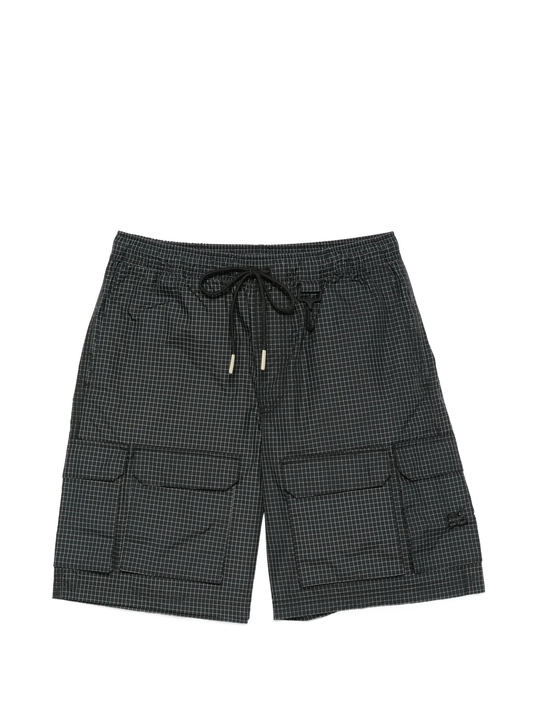 check-pattern shorts
