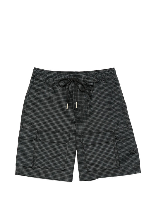 check-pattern shorts