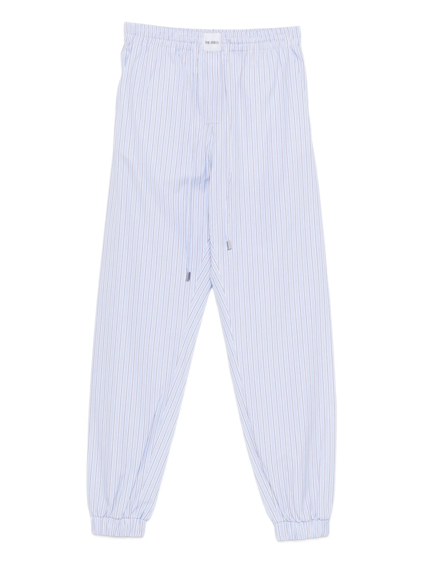 stripe pull track pants