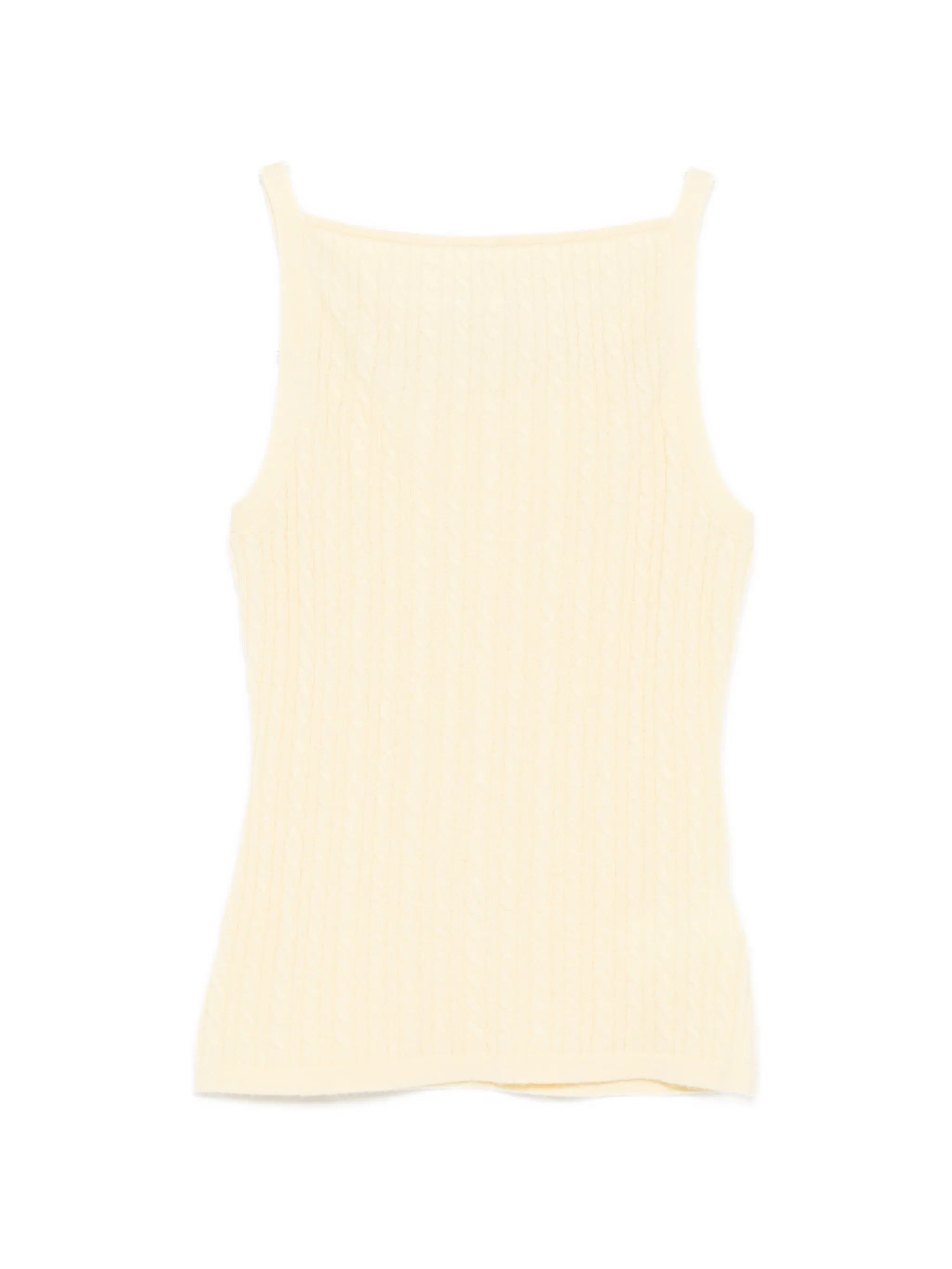 cable-knit top