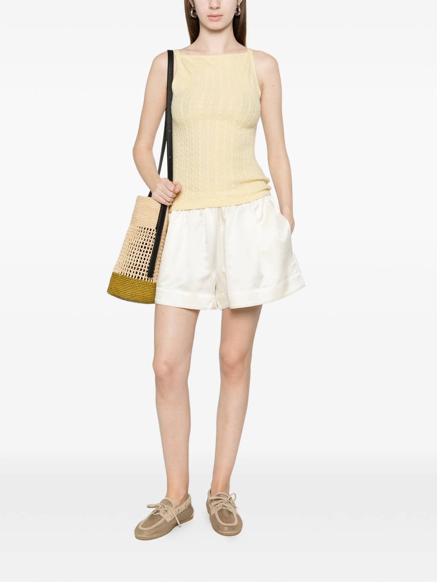 cable-knit top