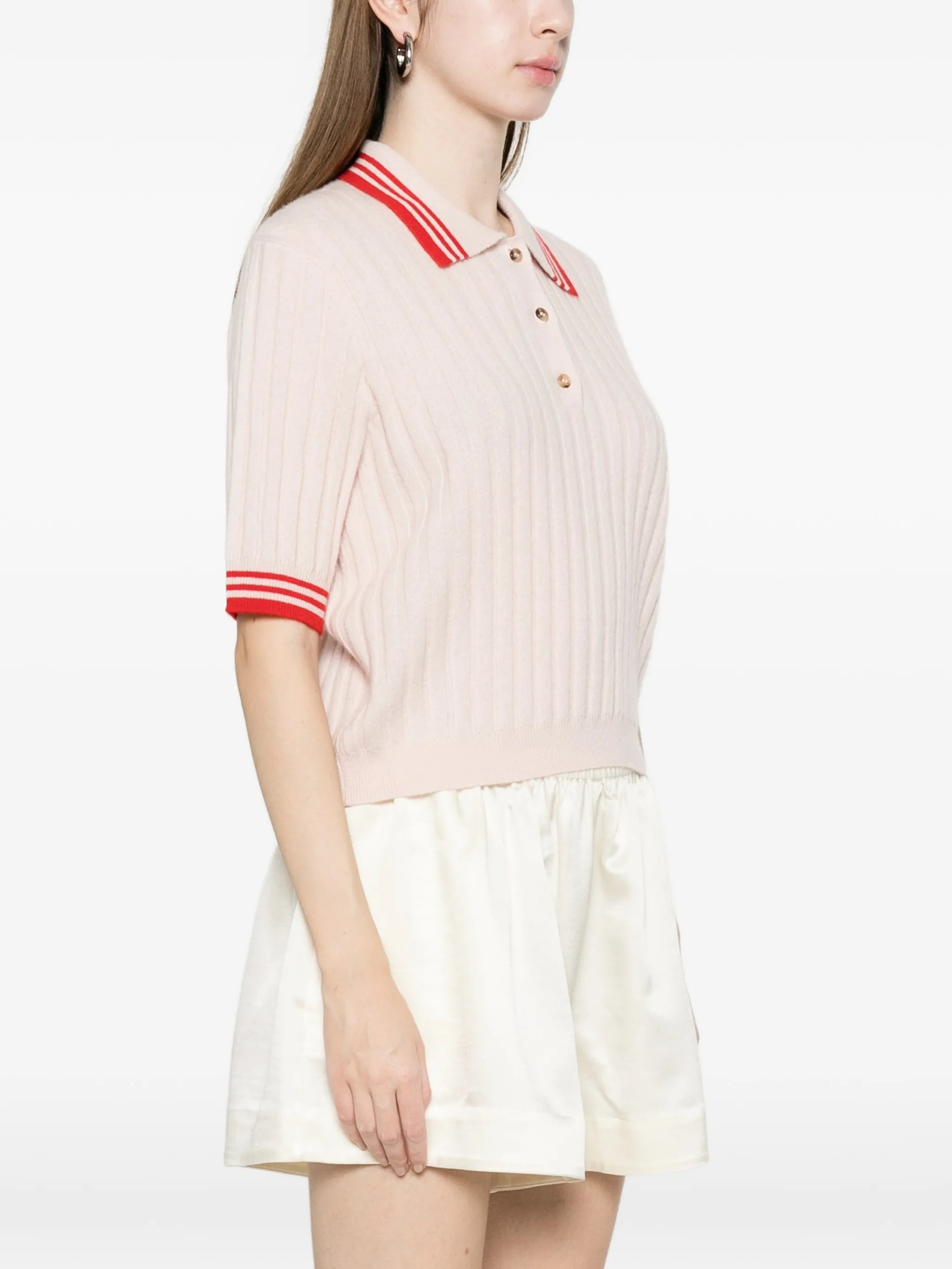 striped polo top