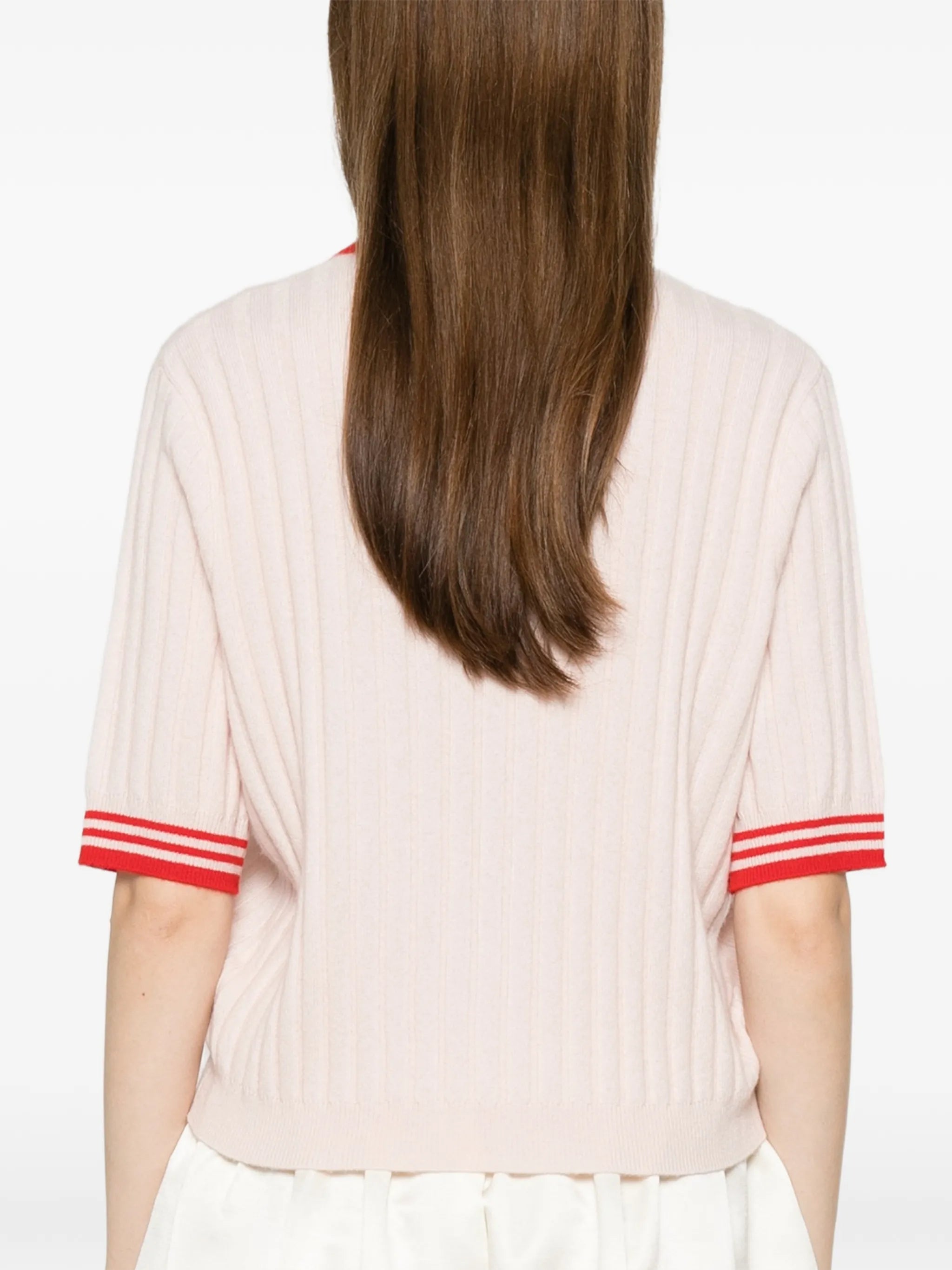 striped polo top