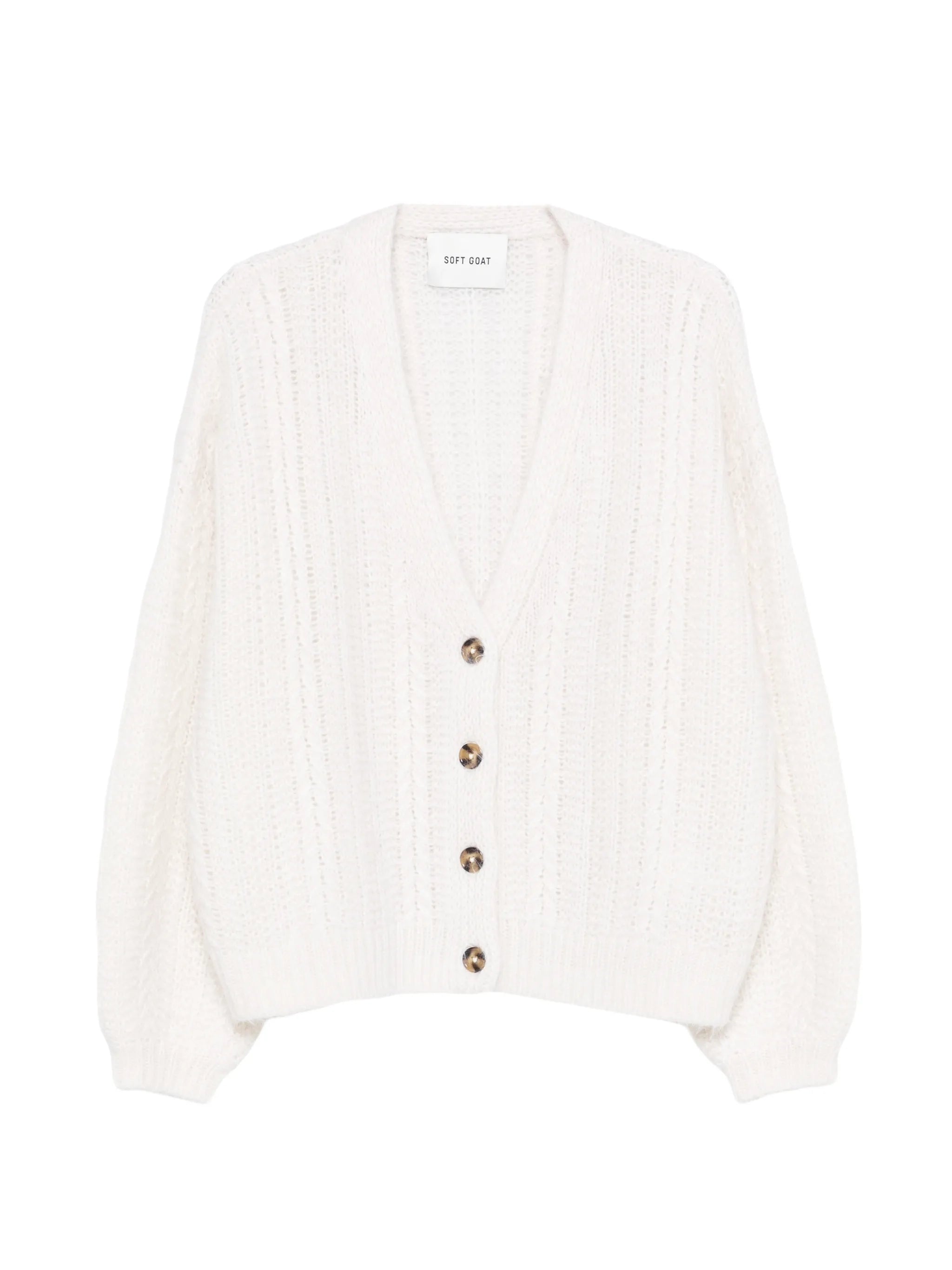 buttoned cardigan