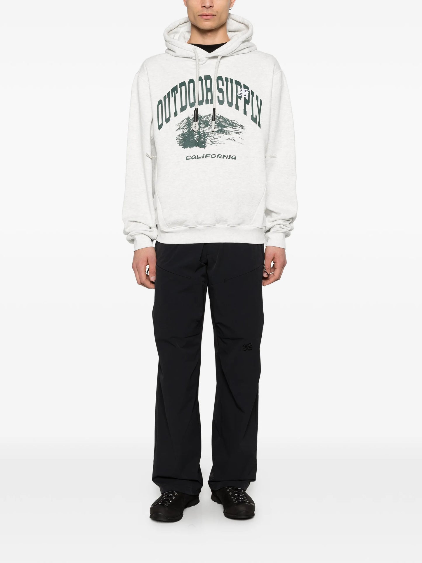 graphic-print hoodie