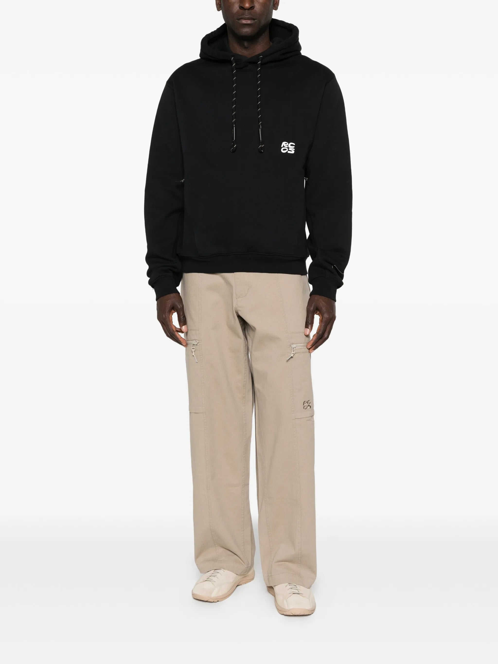 logo-print hoodie