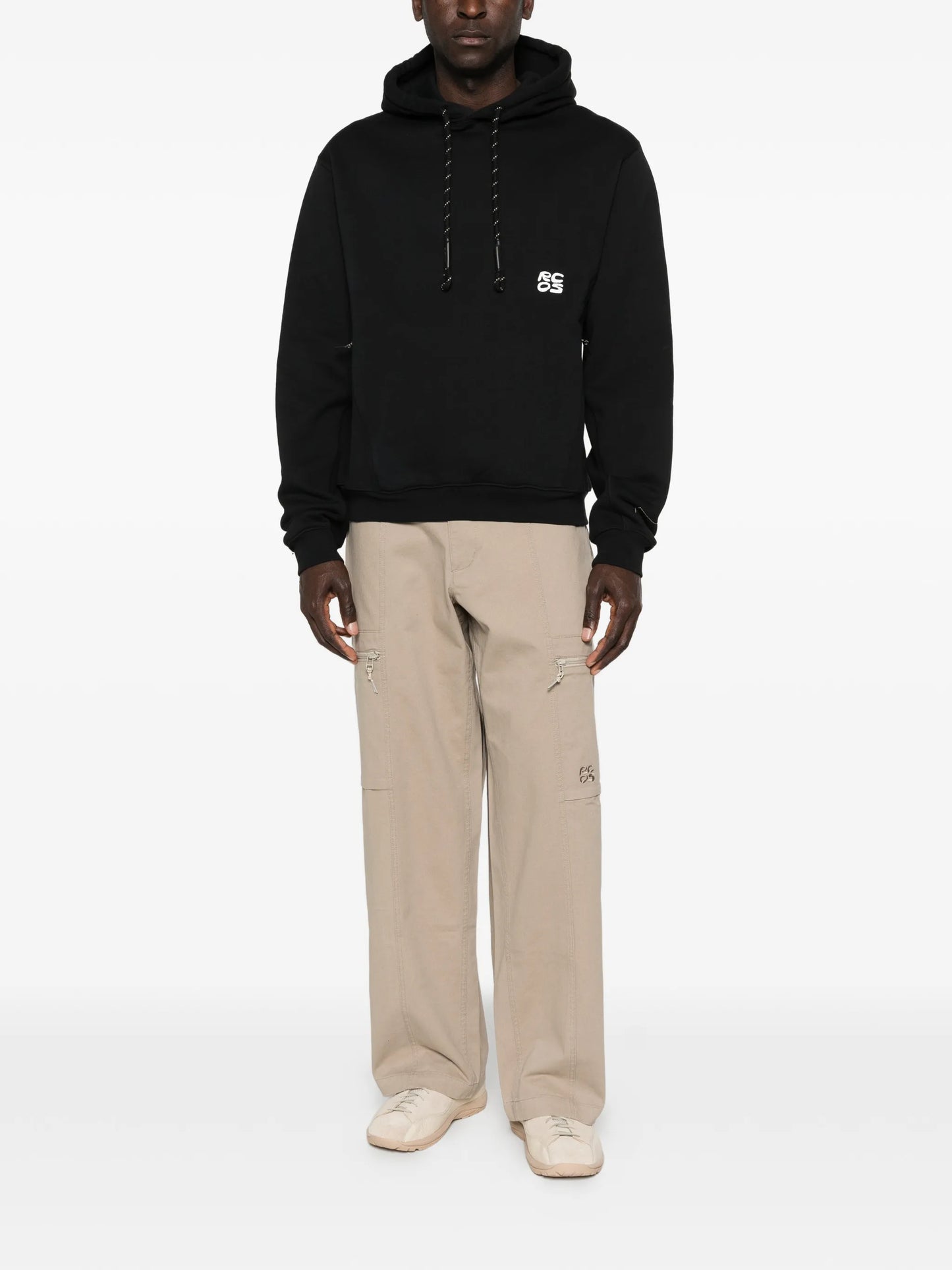 logo-print hoodie