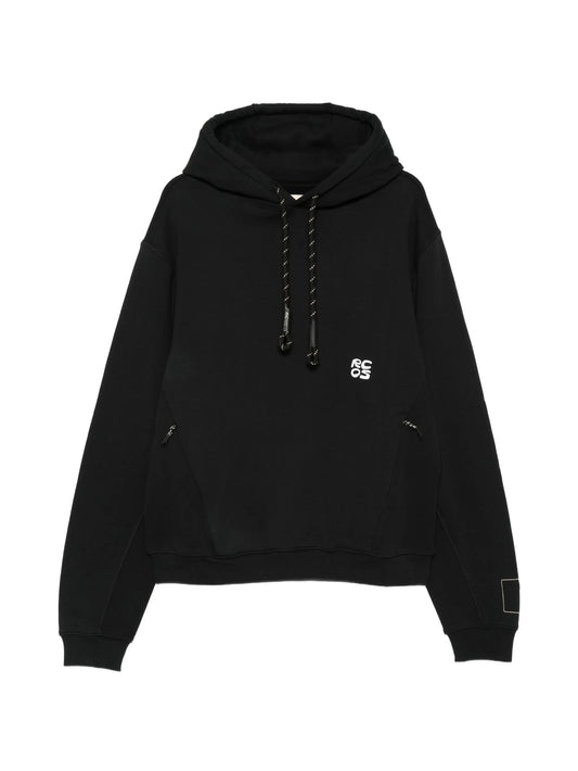 logo-print hoodie