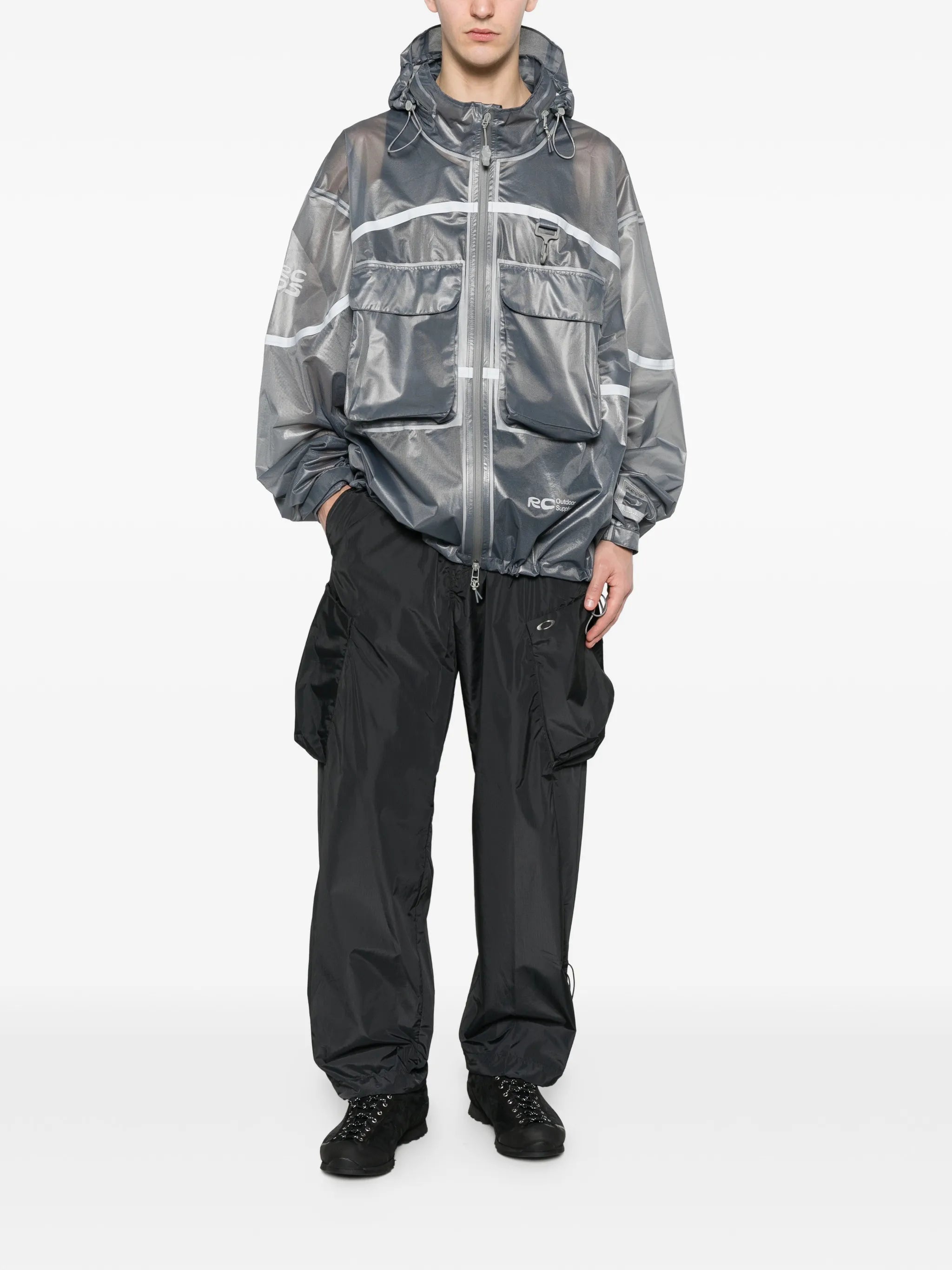 Owens shell hooded jacket