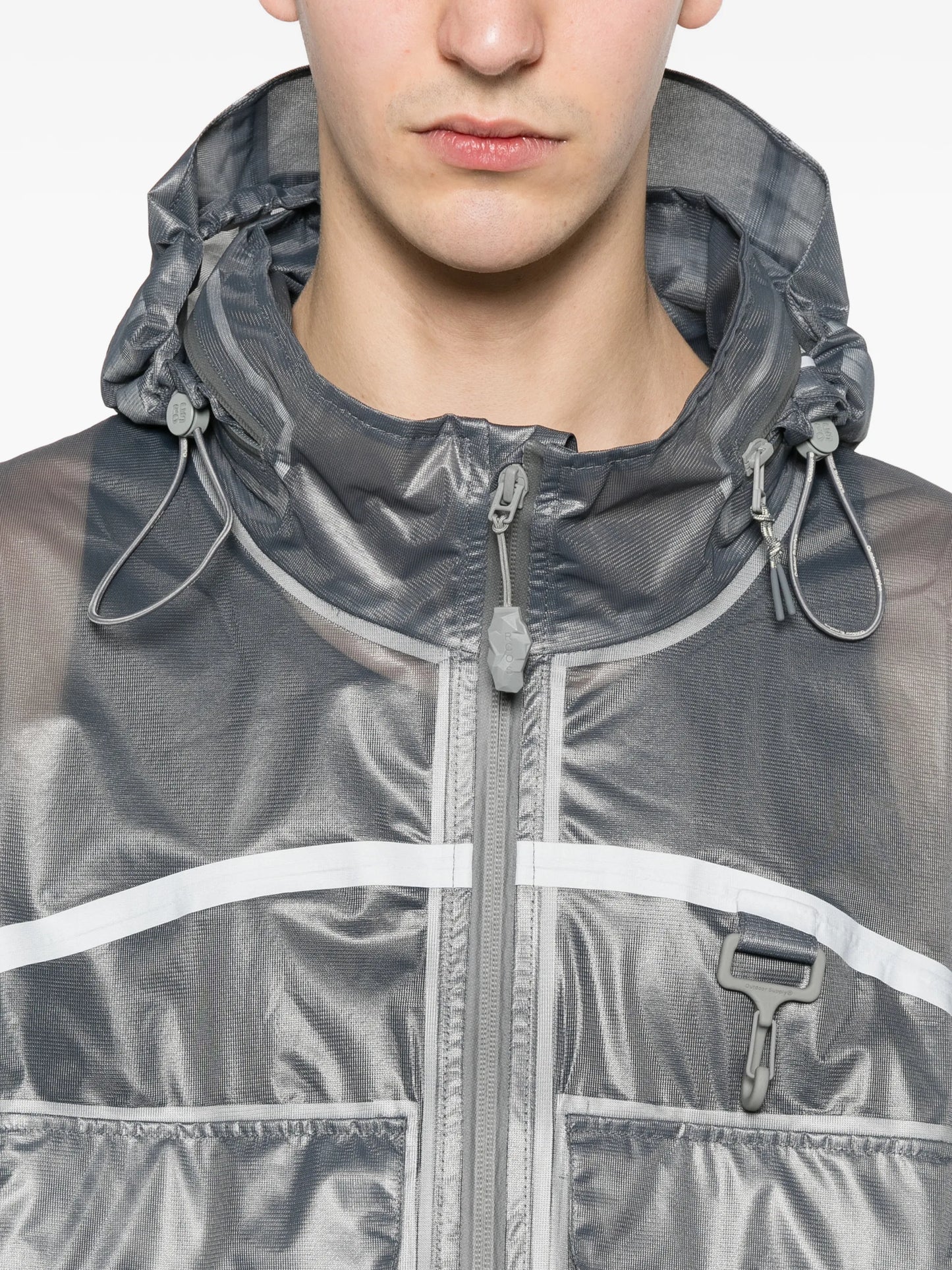 Owens shell hooded jacket