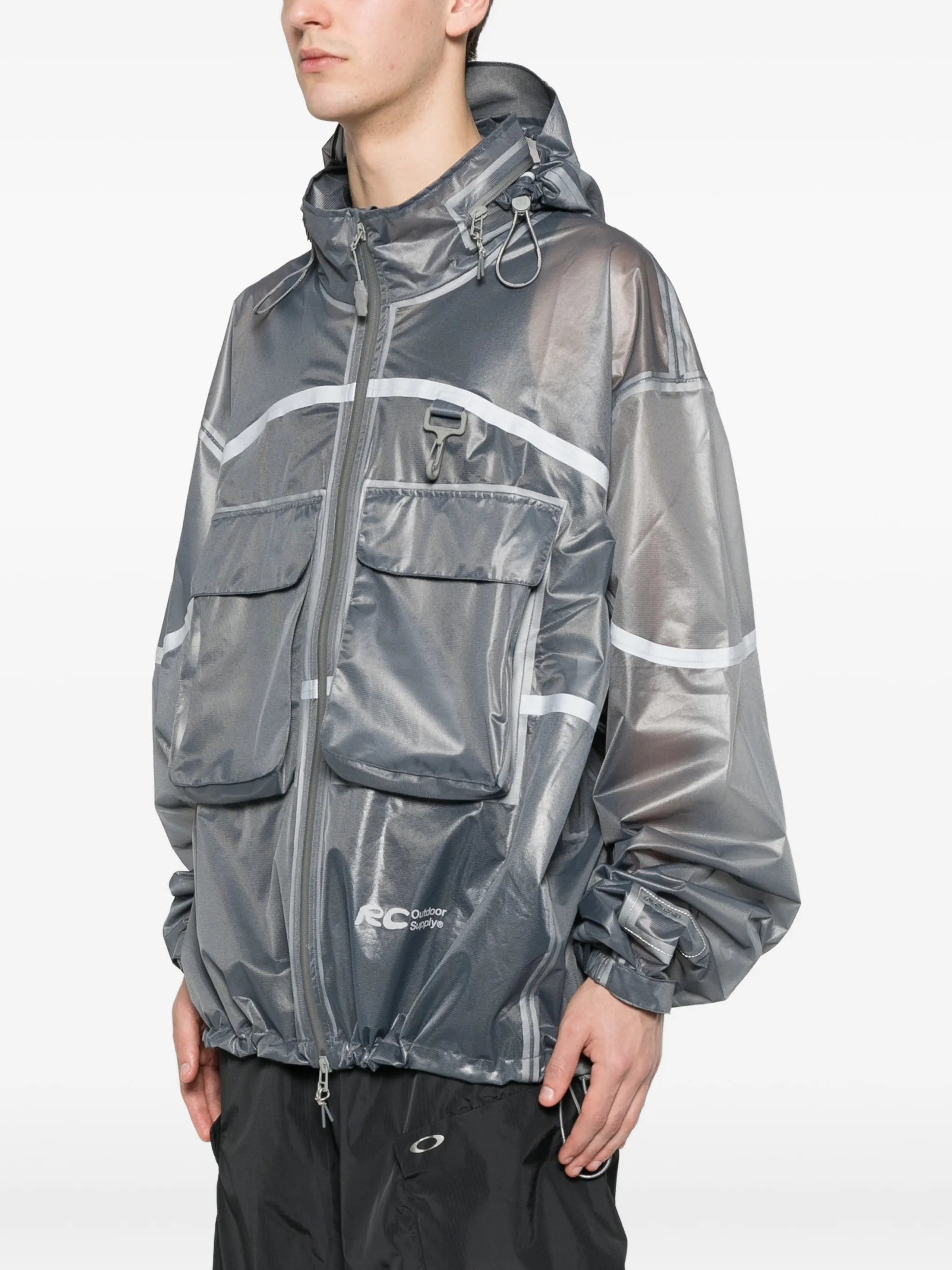 Owens shell hooded jacket