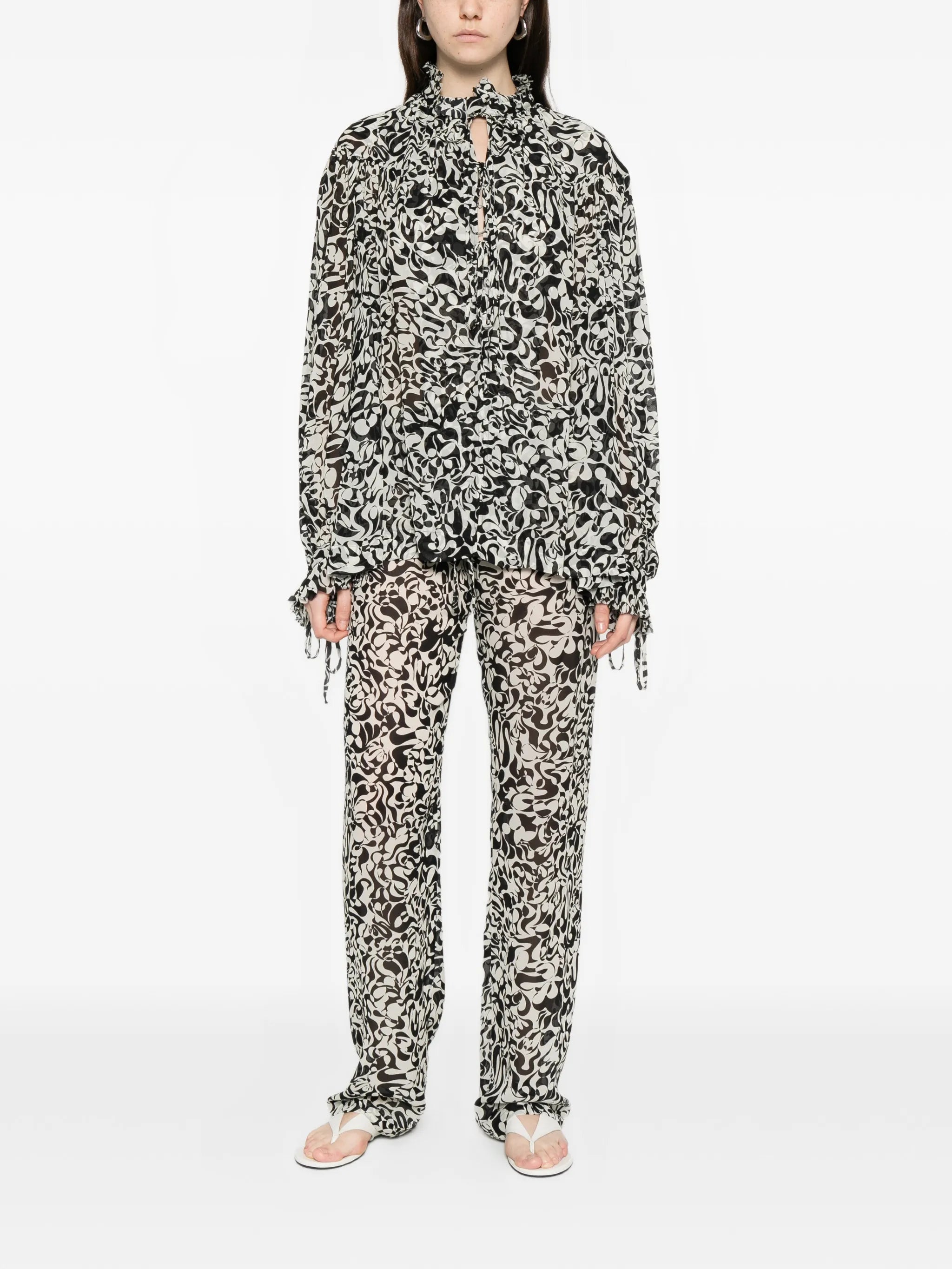 print trousers