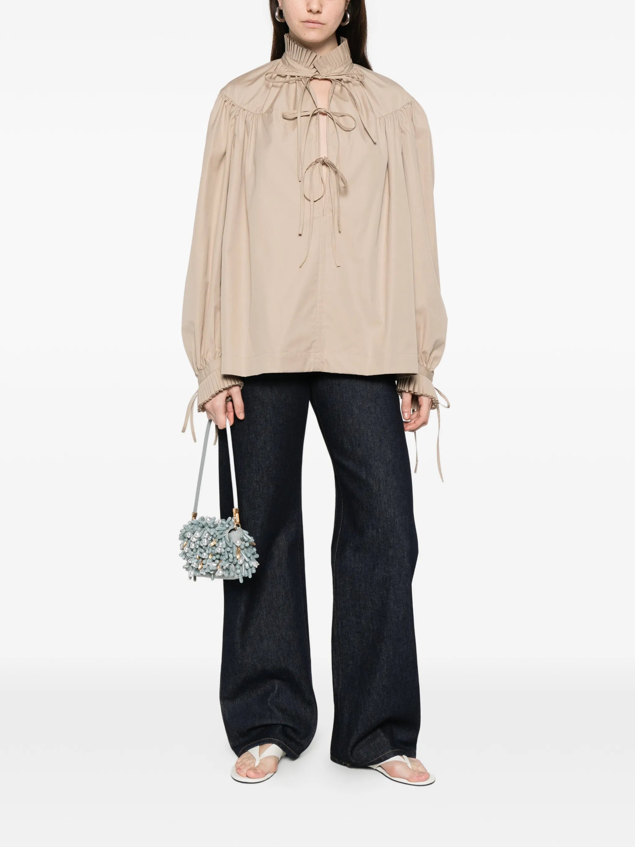pocket denim trousers